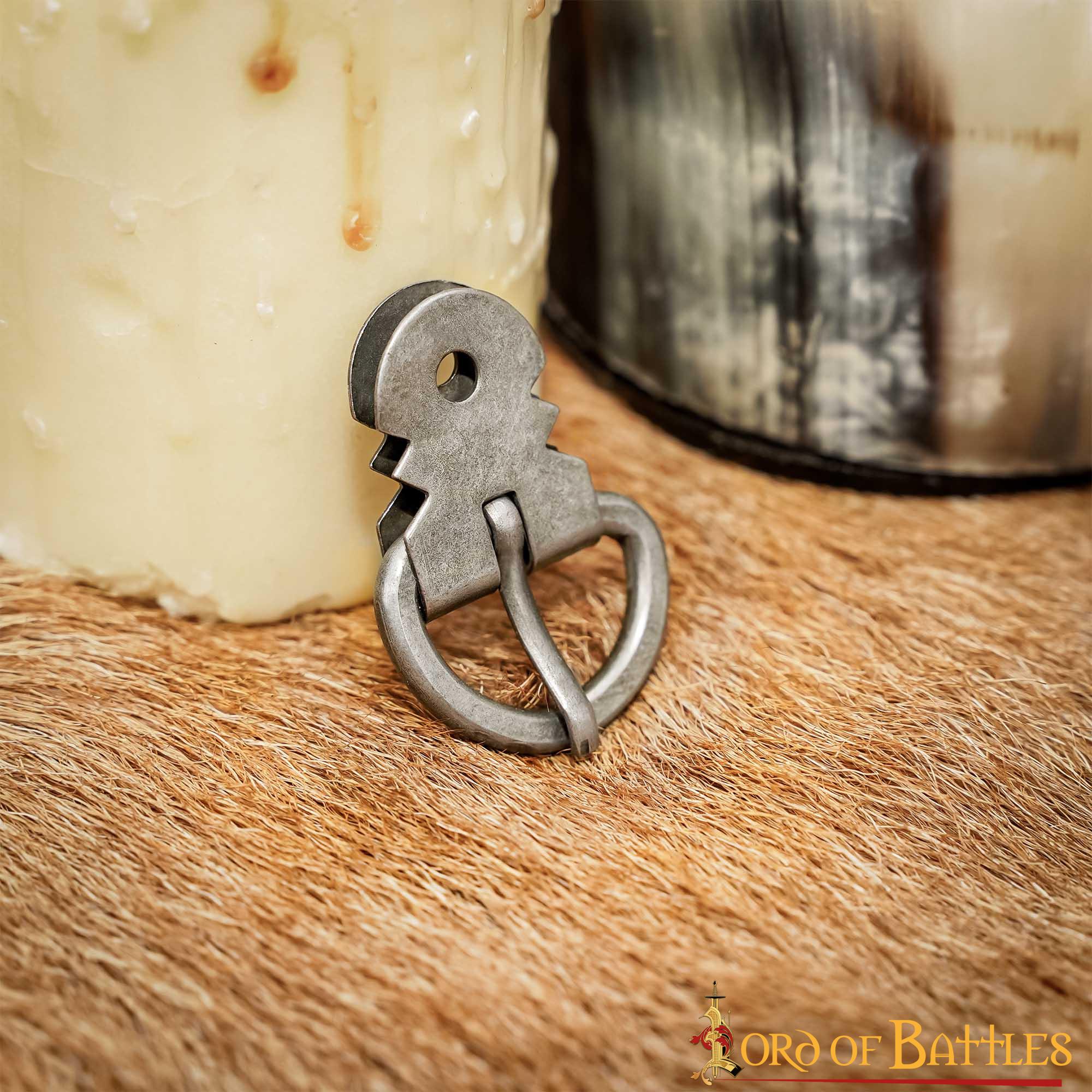 Juego de Hebillas para Armadura de Placas Medieval - Hierro Ennegrecido Forjado a Mano (juego de 5) - Imagen 18