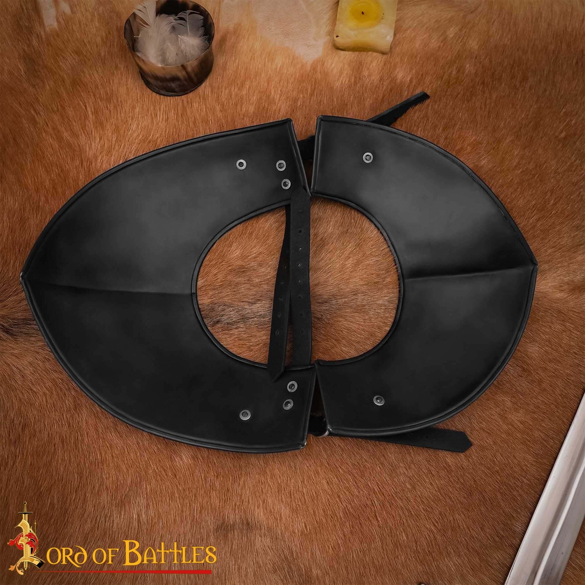 Gorget Clásico Medieval, Negro - Descatalogado - Imagen 2