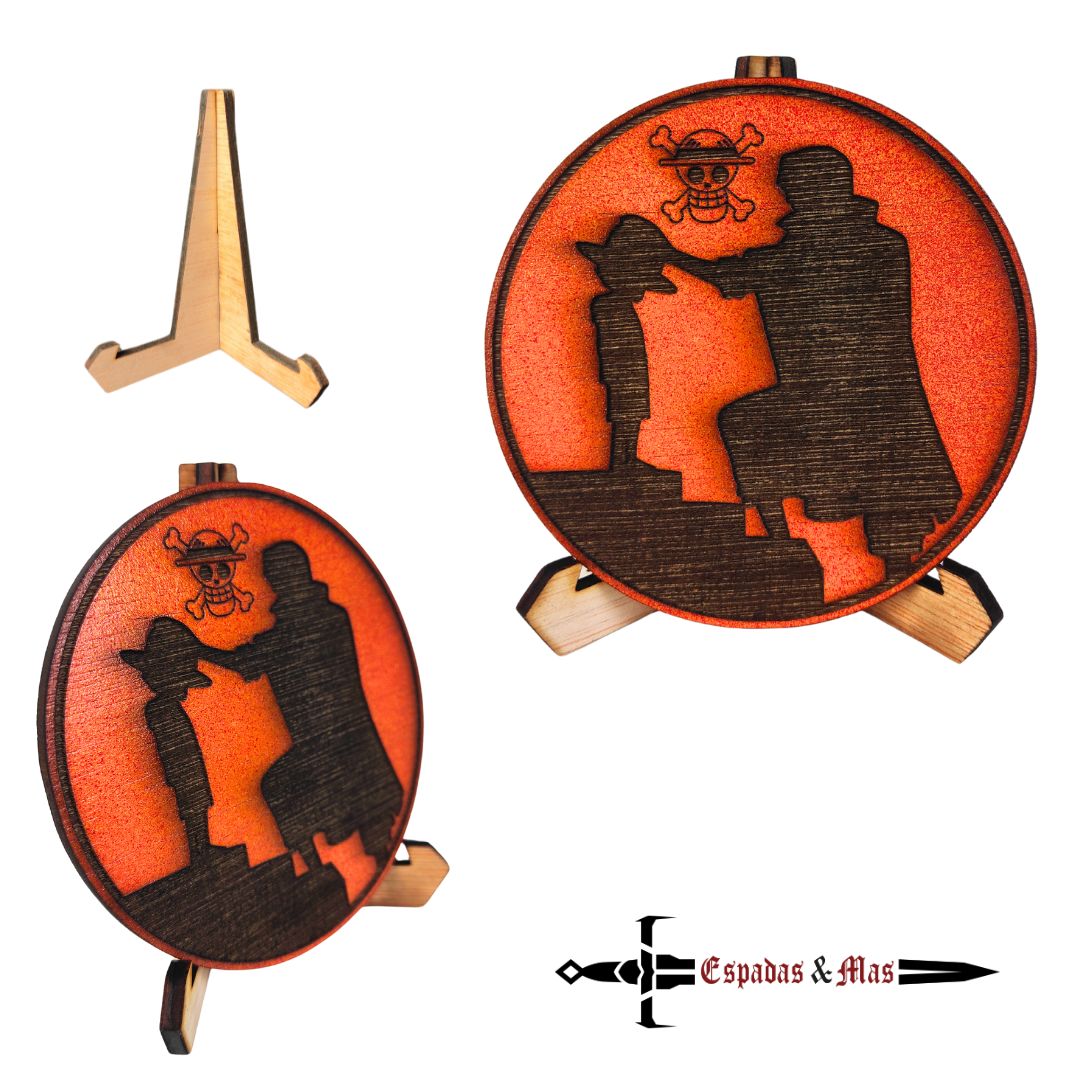 Cartel Luffy y Shanks