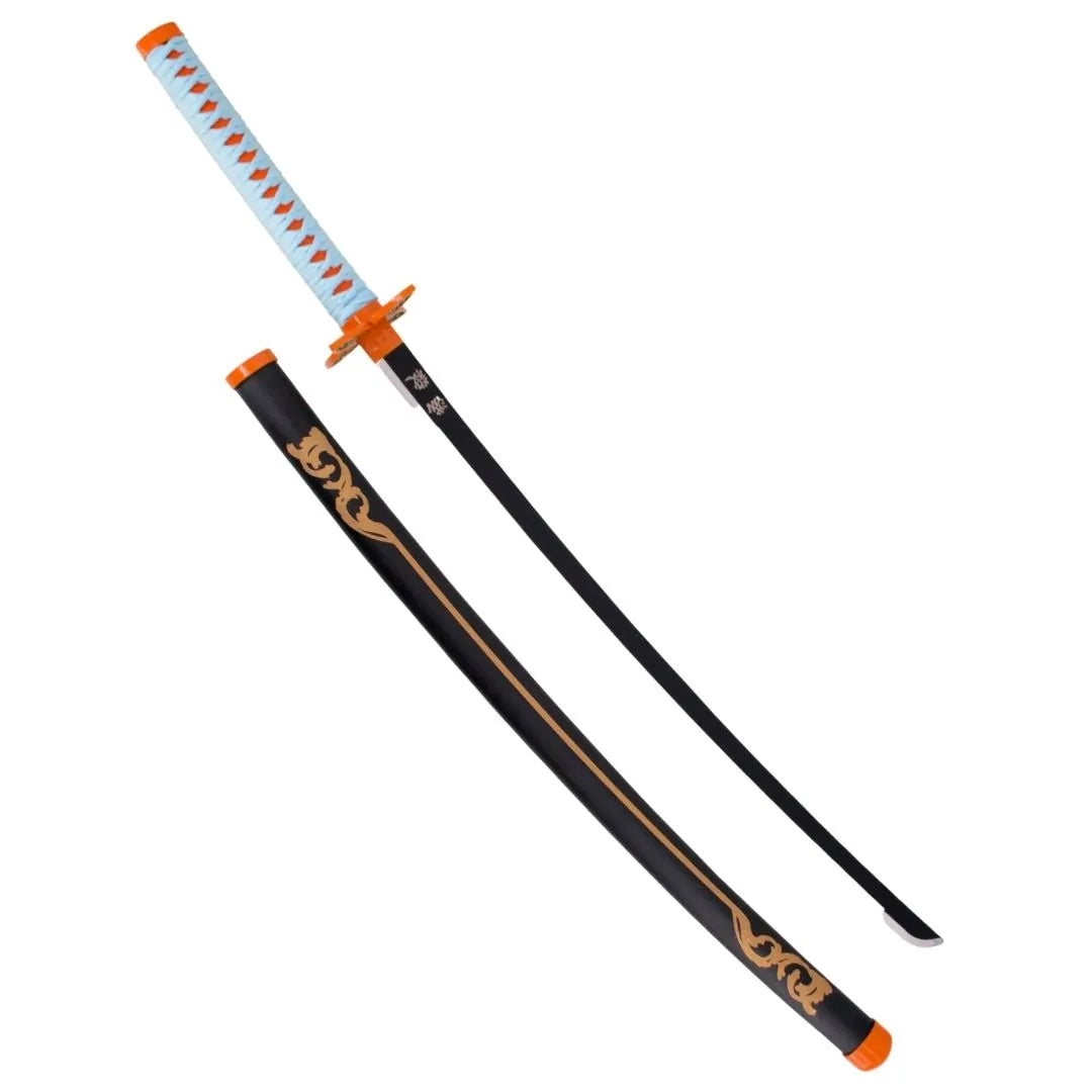 Pack Almas de Acero con 3 Katanas de Acero Kimetsu No Yaiba y Expositor