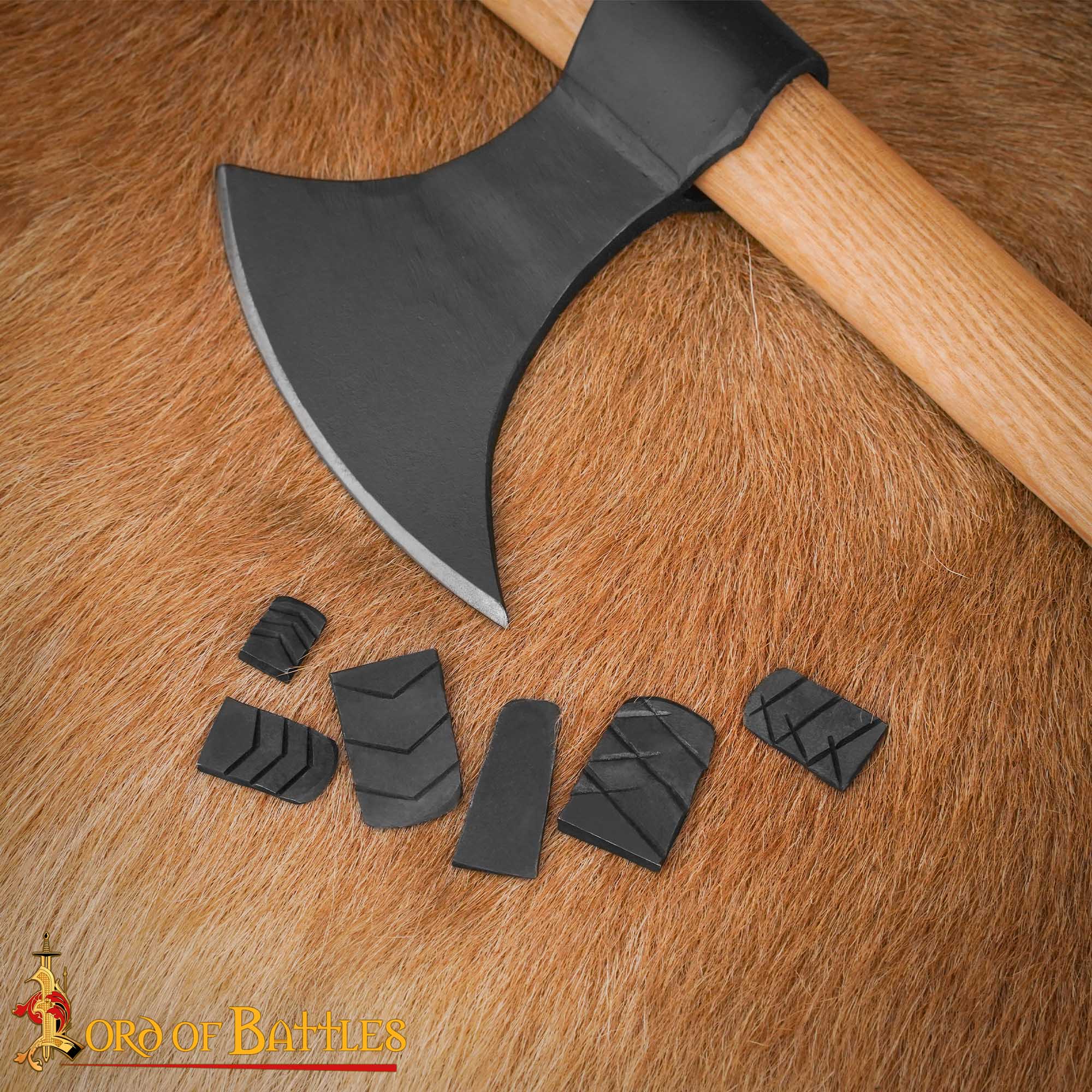 Juego de Cuñas para Hacha de Acero Forjado a Mano - Cuñas Texturizadas de 6 Piezas para Ajuste de Hachas y Martillos - Imagen 2