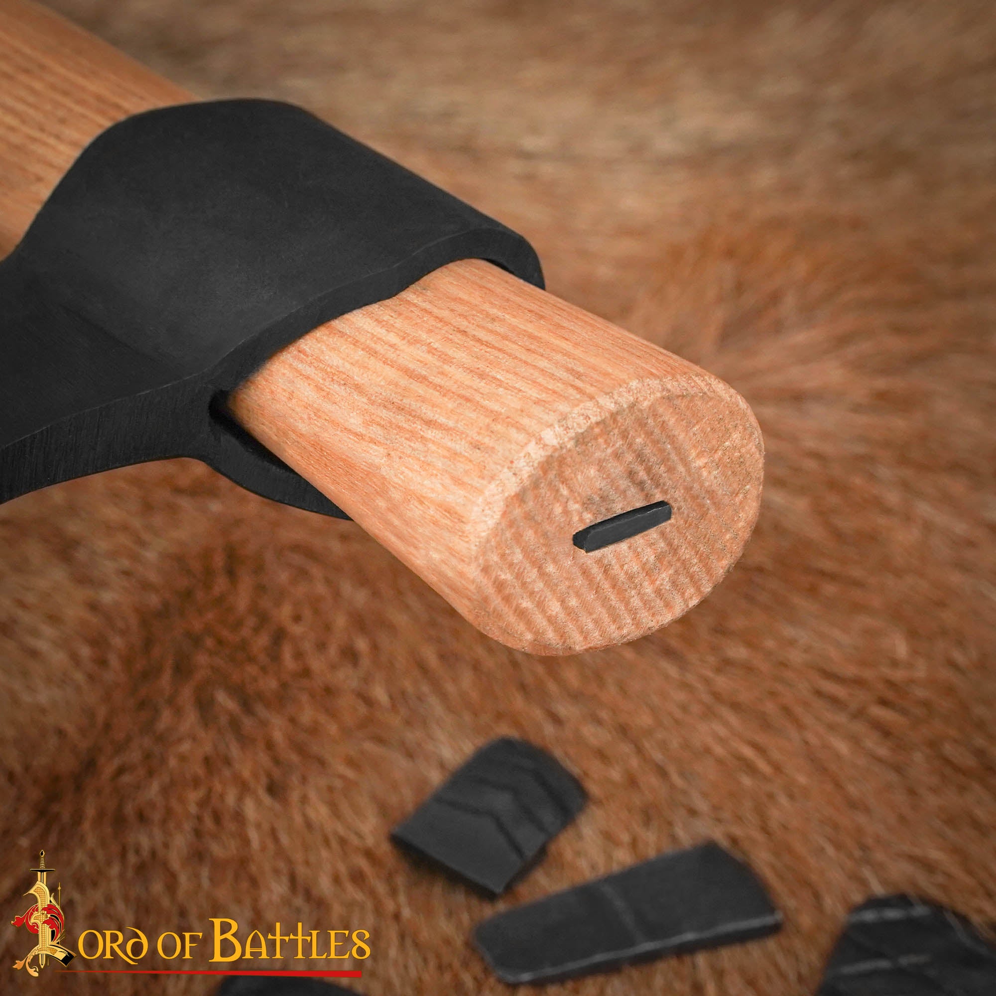 Juego de Cuñas para Hacha de Acero Forjado a Mano - Cuñas Texturizadas de 6 Piezas para Ajuste de Hachas y Martillos - Imagen 6