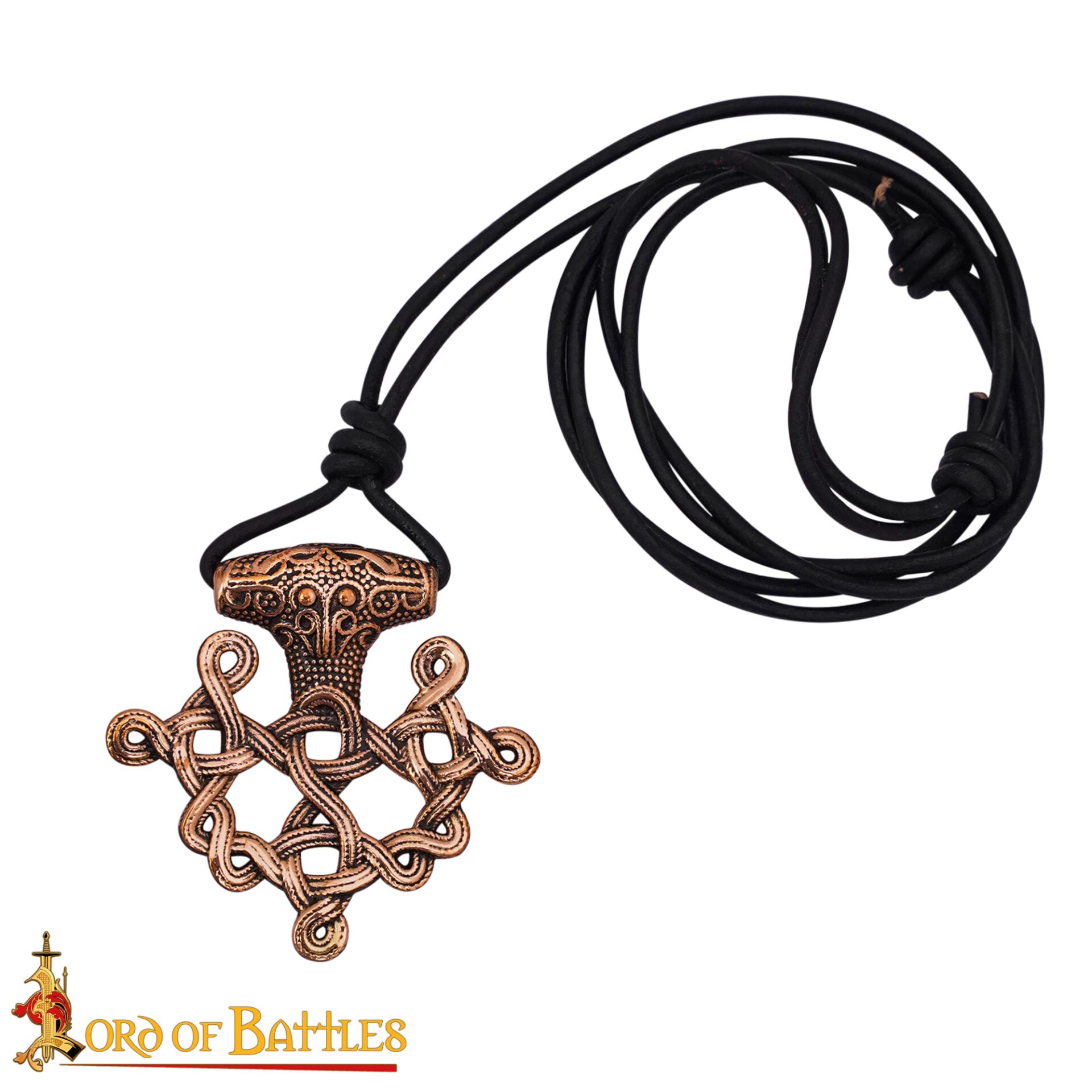 Colgante Cruz Vikinga Hiddensee Bronce Macizo con Cordón de Cuero | Diseño Nórdico del Siglo Ix - Imagen 14