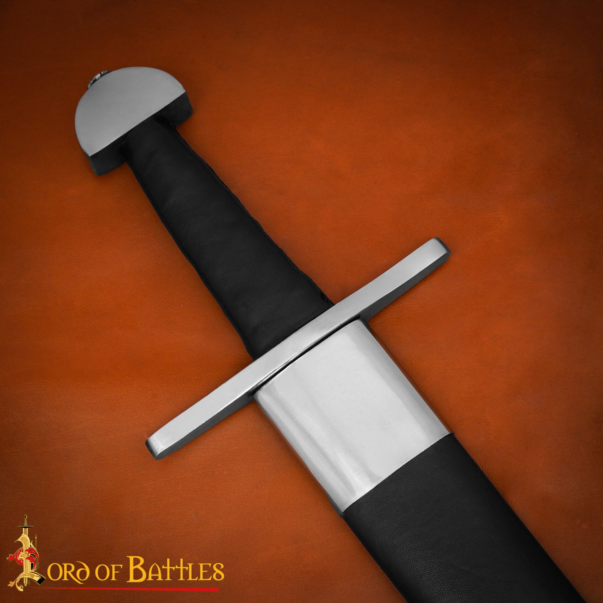 Espada Vikinga Forjada a Mano Tradicionalmente con Vaina - Hoja Funcional de 38 Pulgadas - Imagen 6