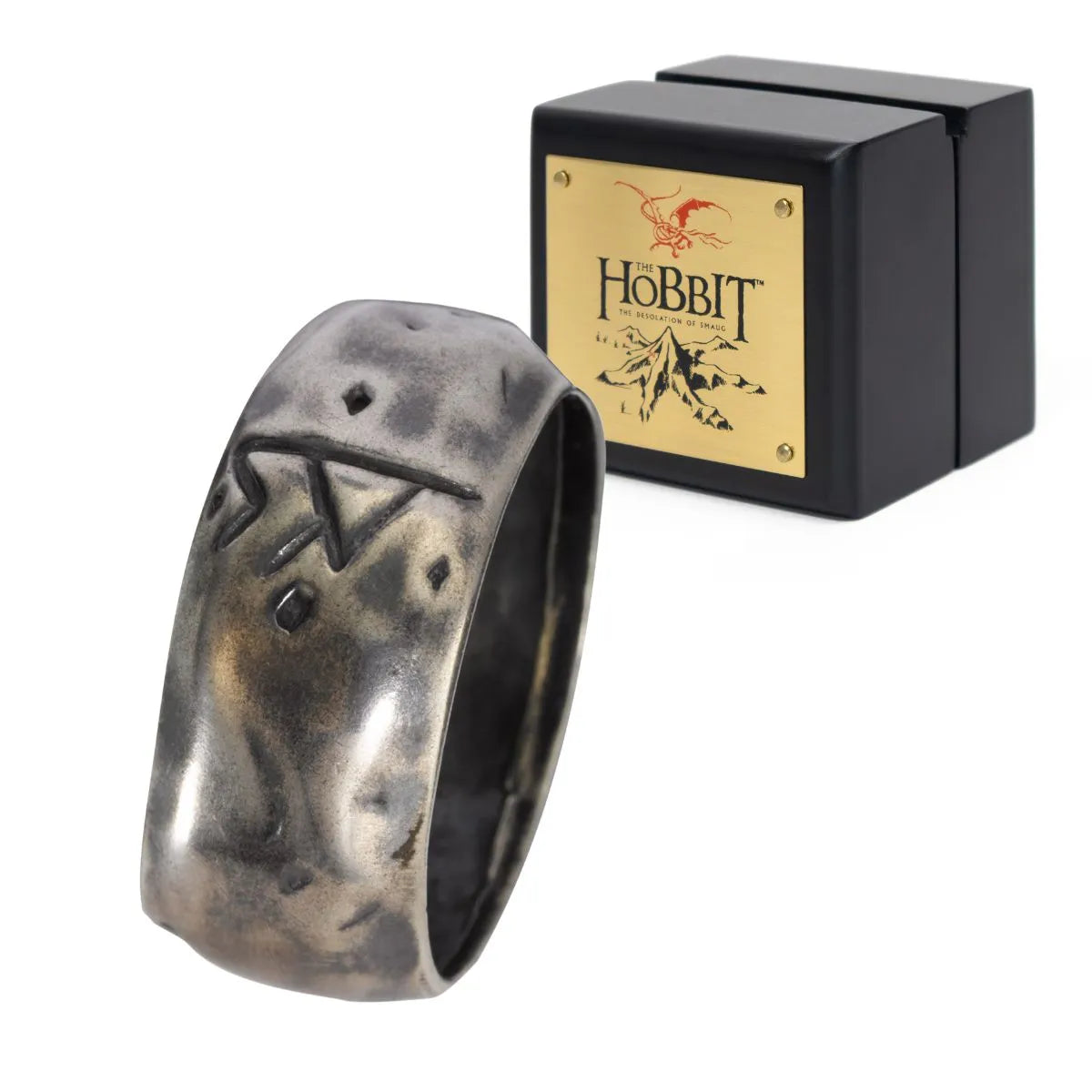 ANILLO PLATA THORIN ESCUDO DE ROBLE EL HOBBIT