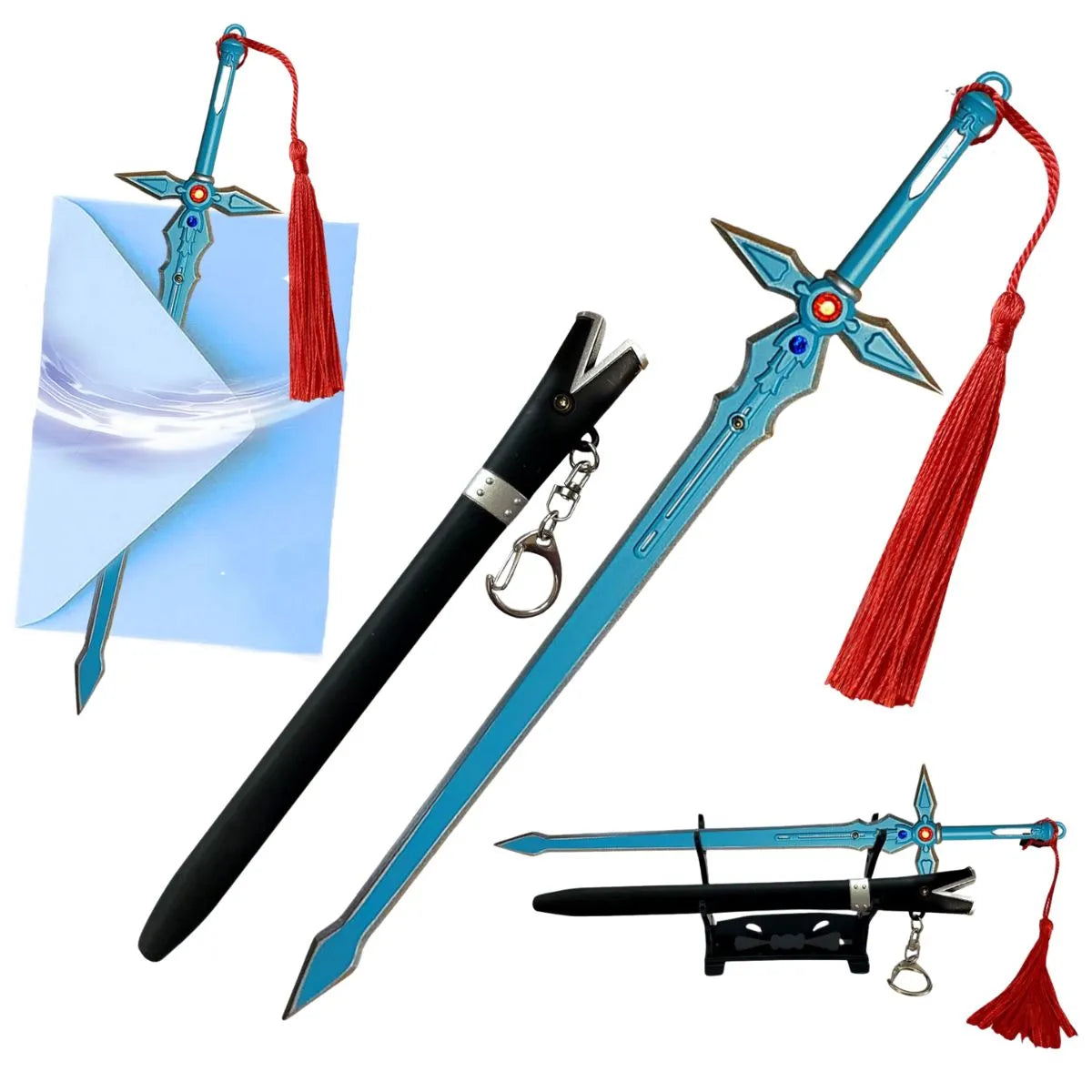 Abrecartas Dark Repulser de Kirito - Azul - Sword Art Online