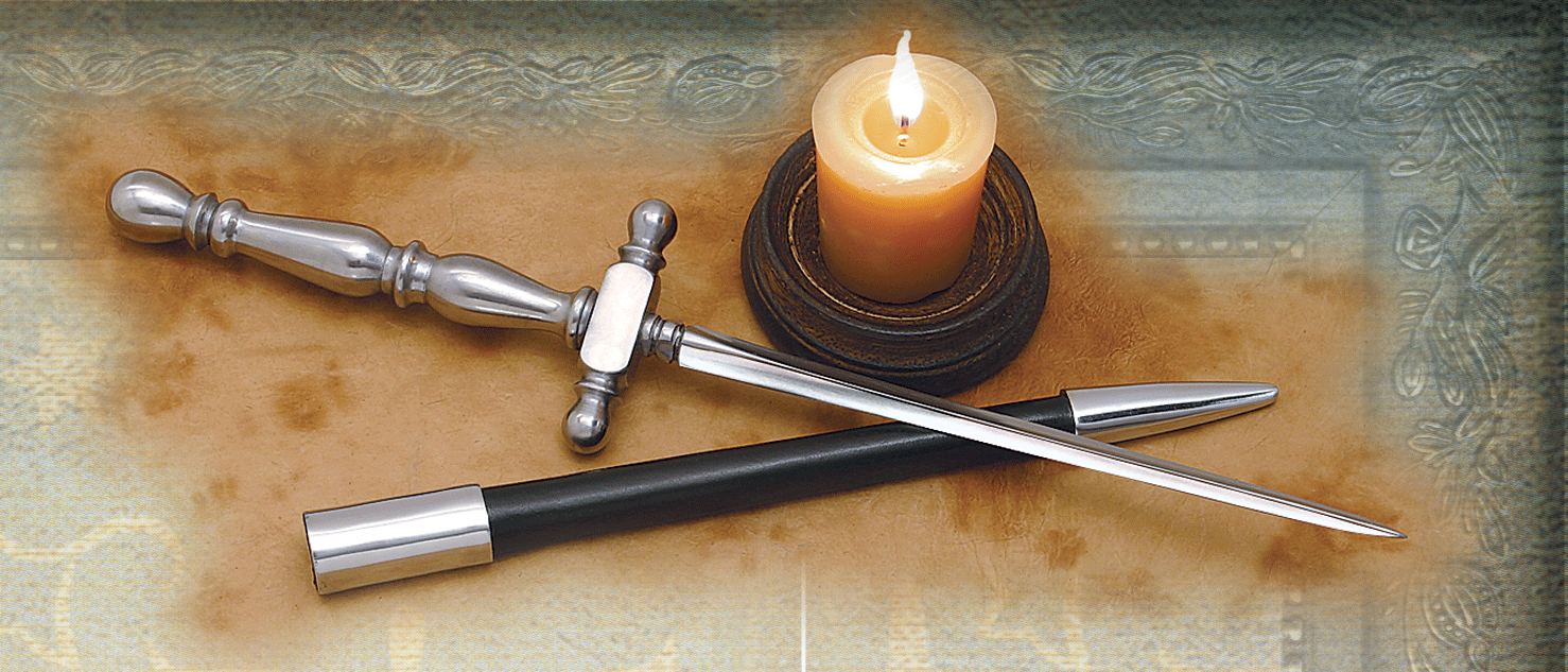 Imagen de All Steel Stiletto parte de nuestra colección en Espadas y más, sitio oficial.