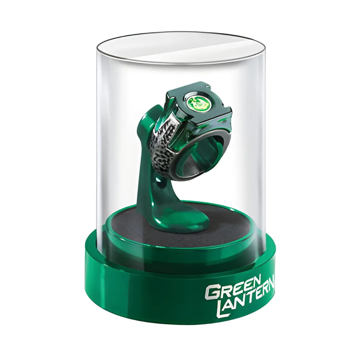 Imagen de Anillo y Exhibidor de Linterna Green - DC comics parte de nuestra colección en Espadas y Más, sitio oficial.