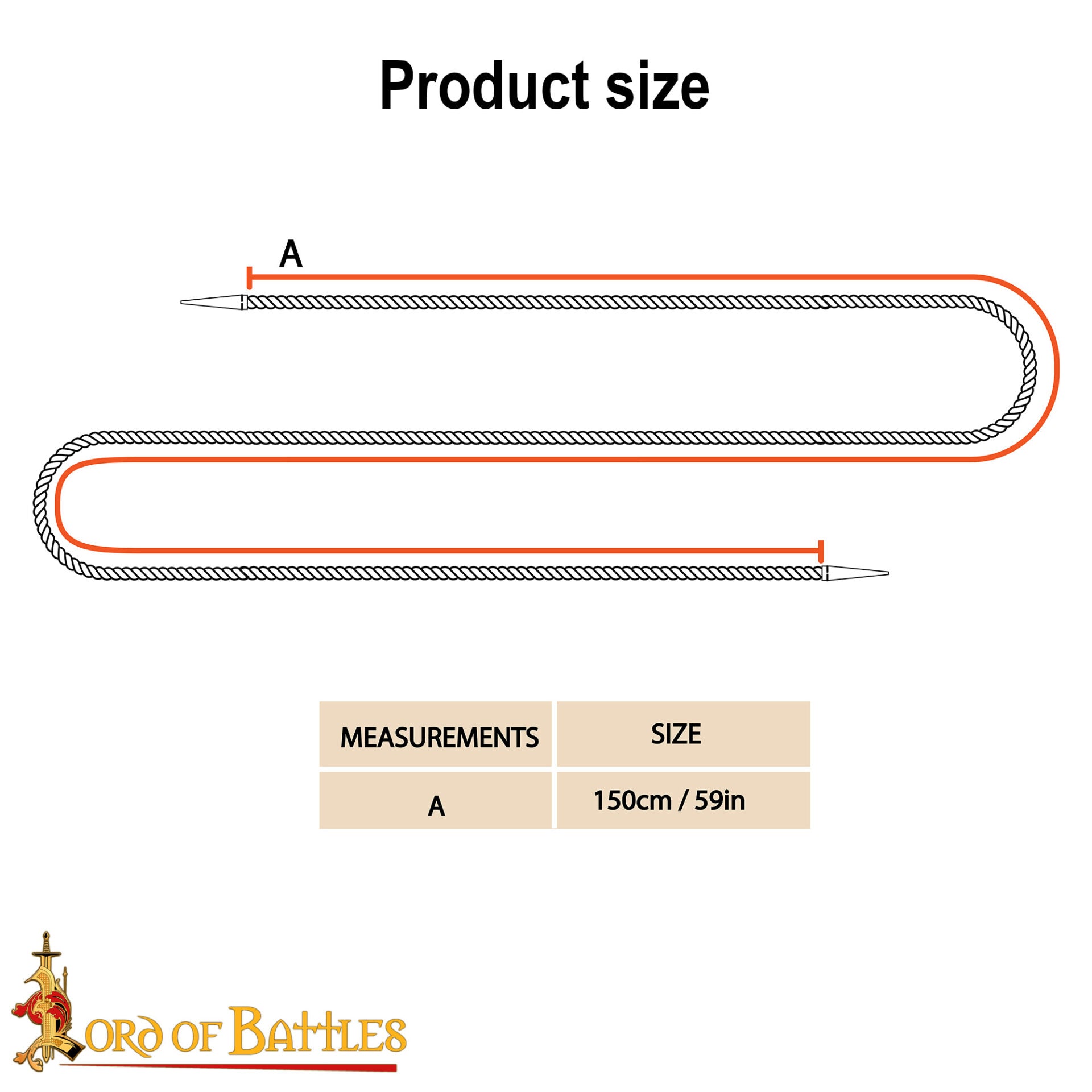 Cordones Medievales Largos de Algodón con Remates de Latón - Juego de 5 para Túnicas, Botas y Prendas de Vestir - Imagen 3