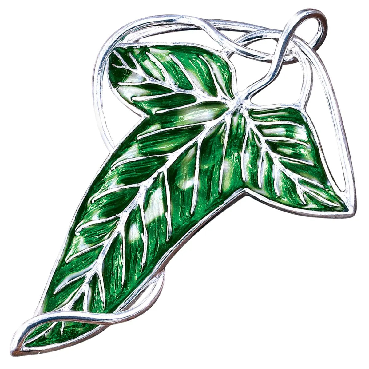 Broche hoja de Lorien plata