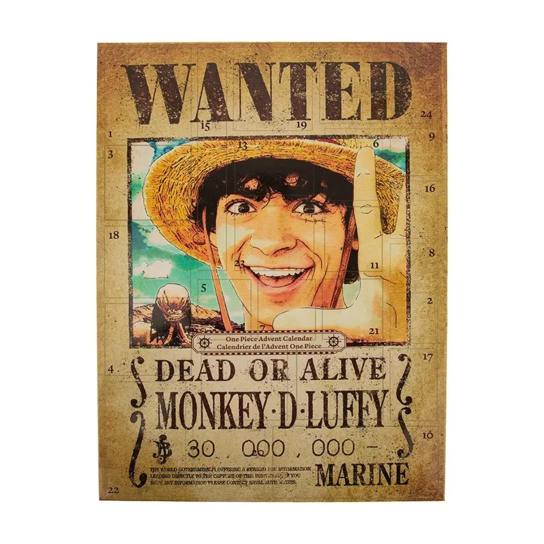 Calendario de Adviento 2025 – One Piece™ Wanted