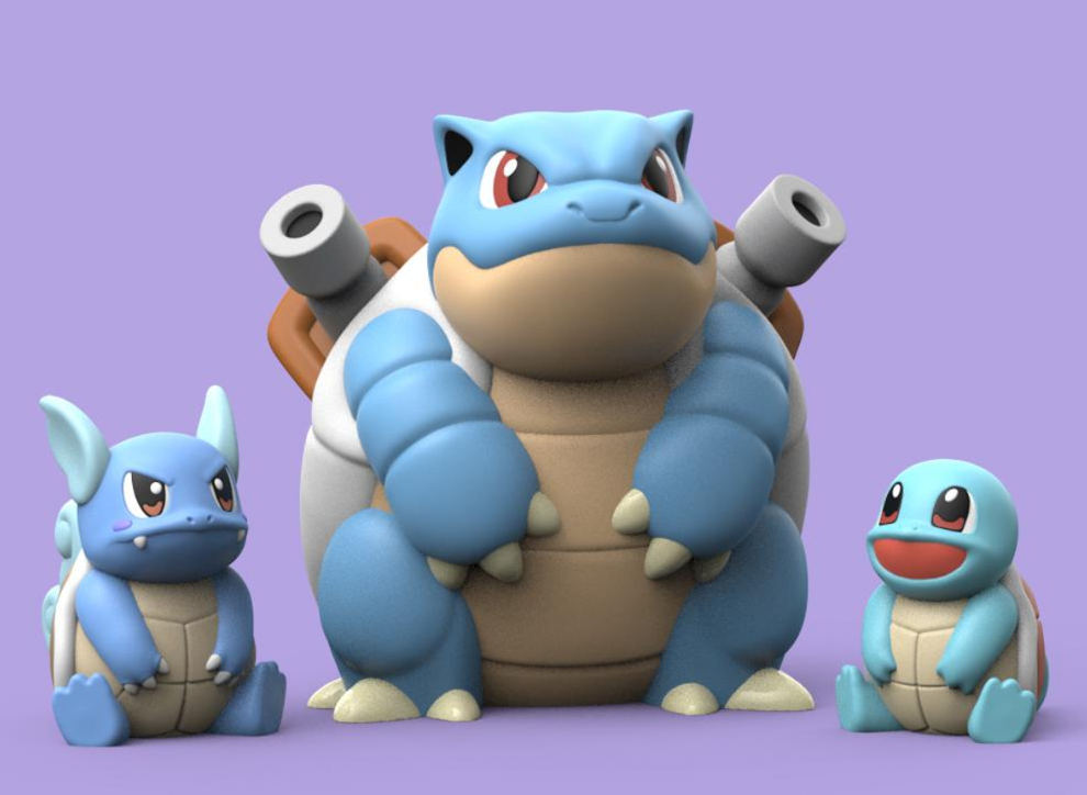 Figura de água Pokémon Initial Kanto