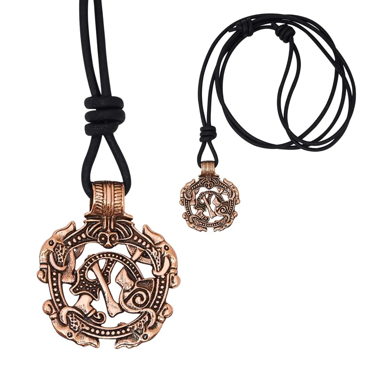 Colgante Serpiente Vikinga de Bronce