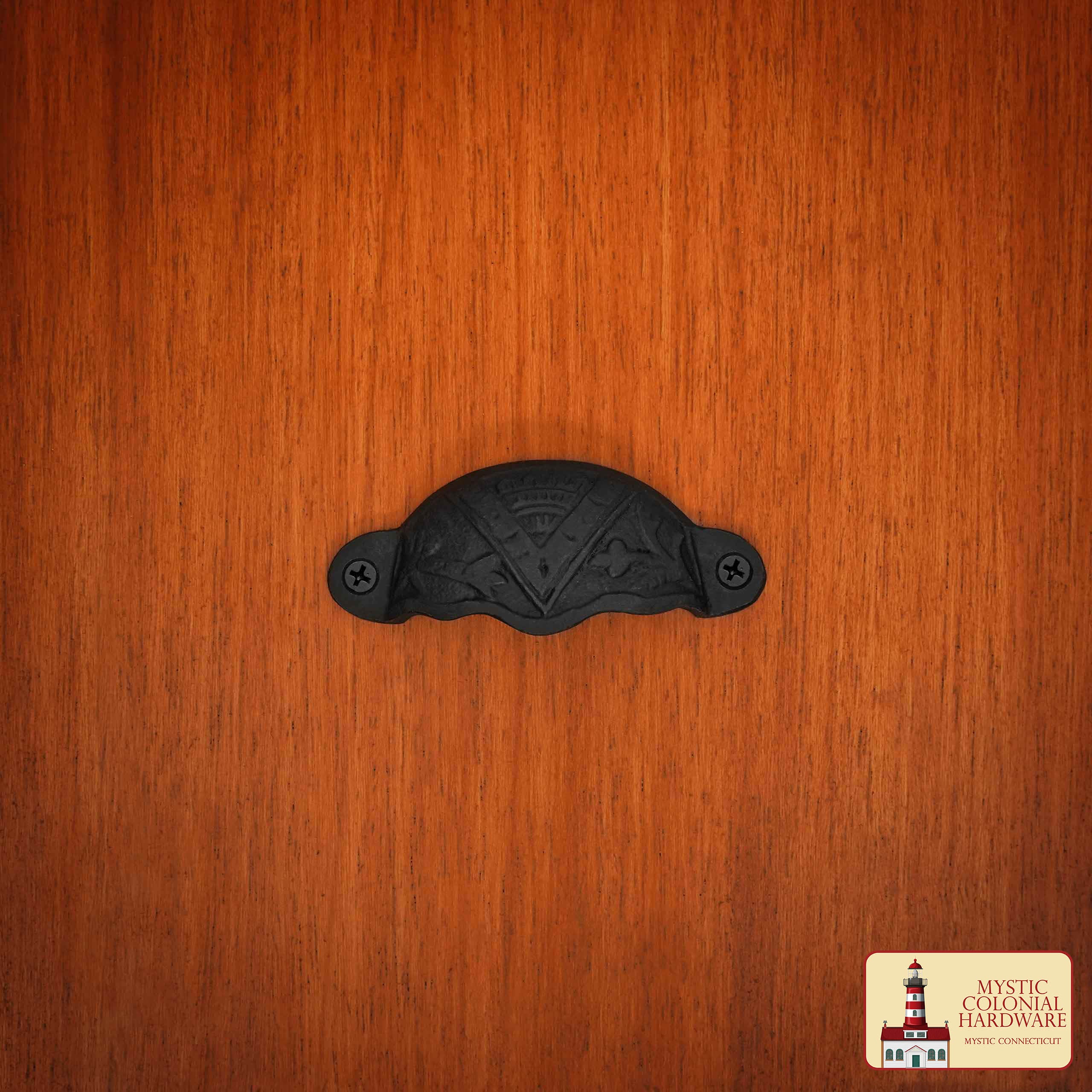 Tirador de Hierro Fundido Rústico para Cajones, Ideal para Ambientes Victorianos, Coloniales, Retro, Steampunk, Góticos, Barrocos y Medievales, (8.4x3.5) Cm - Imagen 5