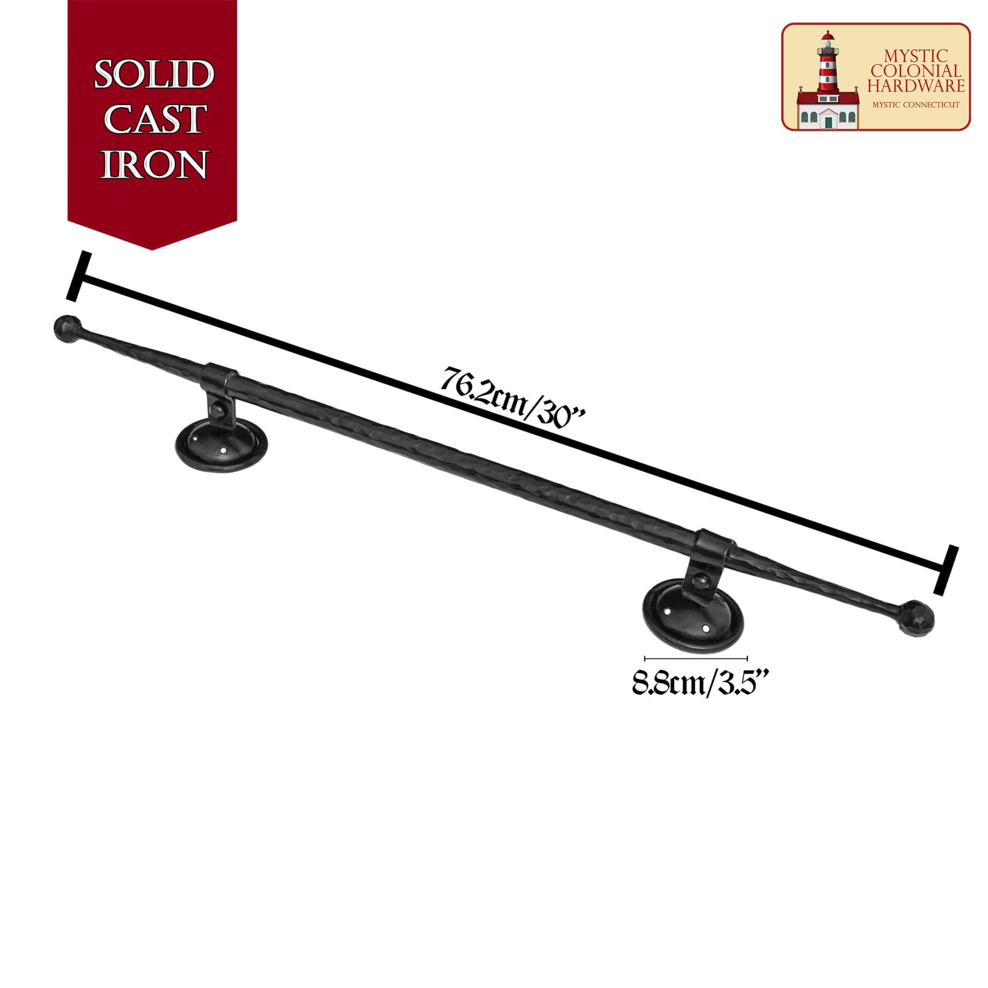 Tirador de Puerta de Castillo de Estilo Medieval: Hierro Macizo Forjado a Mano - Imagen 3