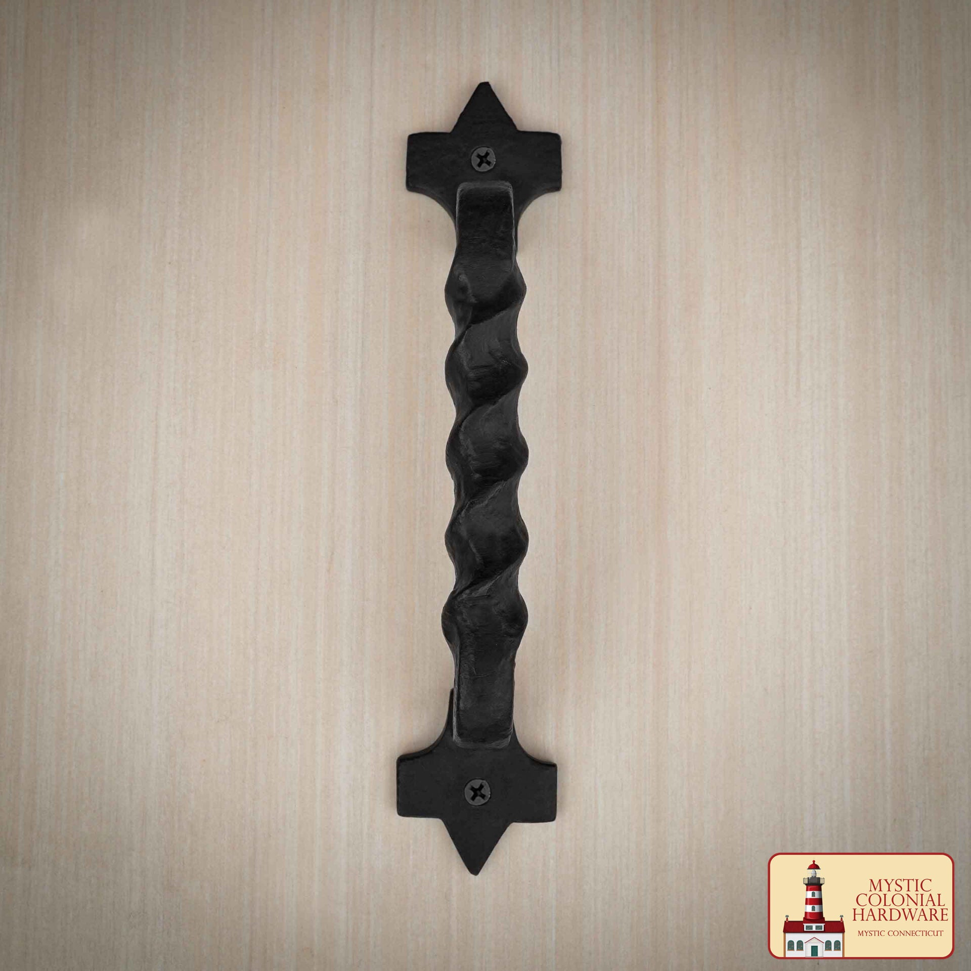 Negro de Hierro Fundido Tirón Manijas 10 Pulgadas - Puerta del Gabinete Manijas, Puerta Manija Tire, Barn Door Hardware, Grab Manijas - Imagen 6