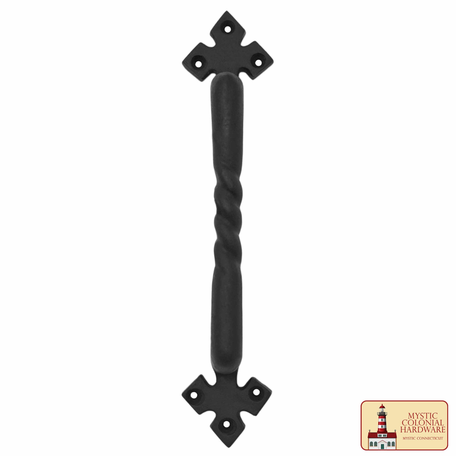 Negro de Hierro Fundido Tirón Manijas 10 Pulgadas - Puerta del Gabinete Manijas, Puerta Manija Tire, Barn Door Hardware, Grab Manijas - Imagen 4