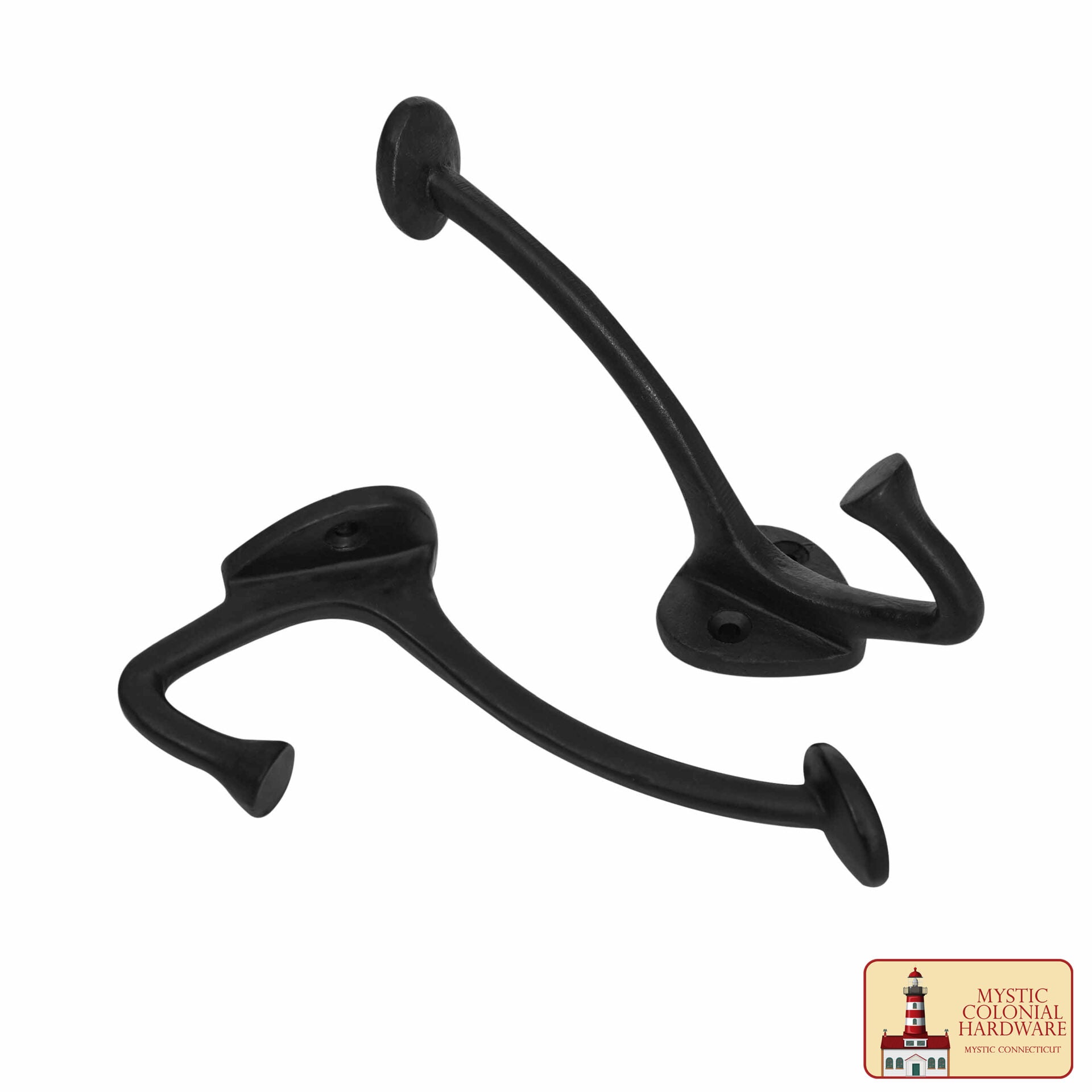 Ganchos de Pared Rústicos de Hierro Fundido: Ideales para Ambientes Victorianos, Coloniales, Retro, Steampunk, Góticos y Barrocos (13.4x3.8) Cm - Imagen 4