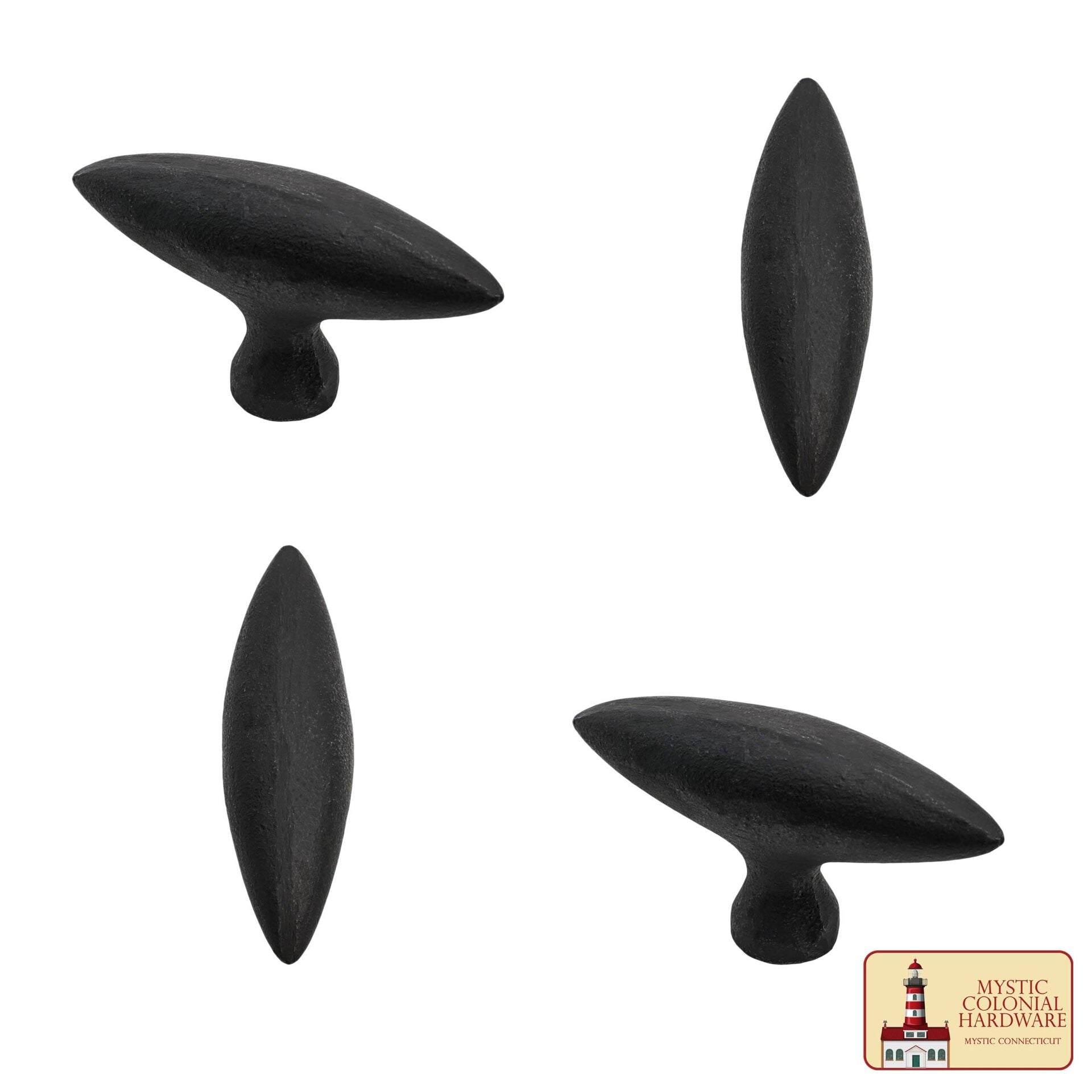 Tirador de Pomo de Armario de Hierro Forjado a Mano - Lote de 4 - Imagen 4