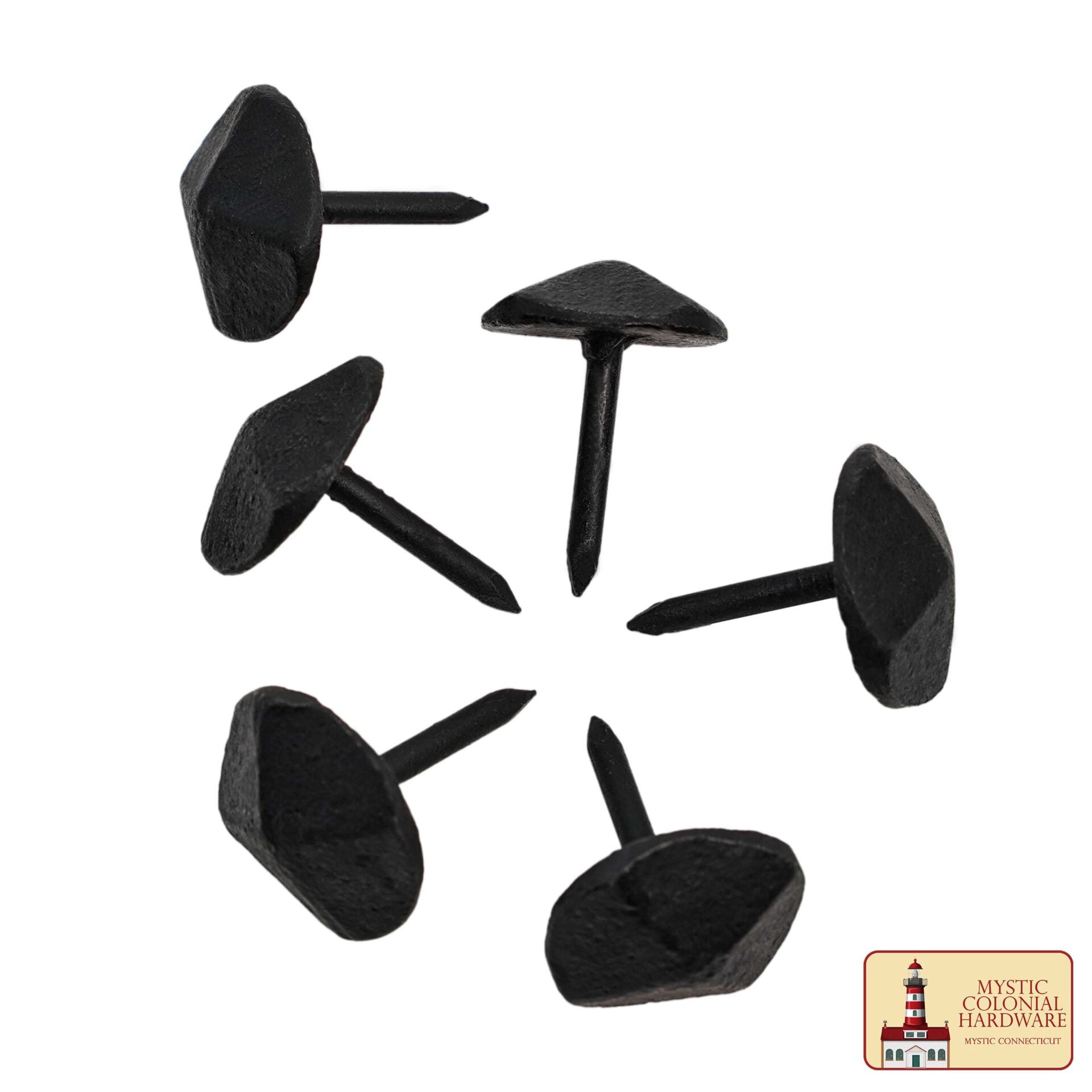 Clavos Clavos Decorativos de Hierro, Forjados a Mano, Acabado Ennegrecido Al Aceite Natural - Imagen 2