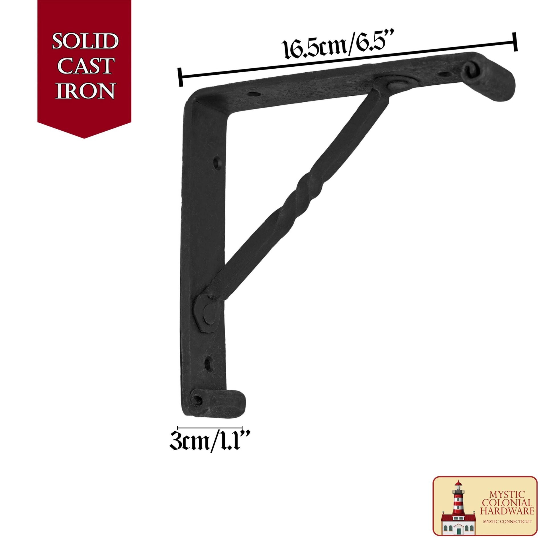 Soporte de Estantería de Hierro Forjado Macizo Victoriano, Colonial, Retro, Steampunk, Gótico, Barroco Medieval - Imagen 3