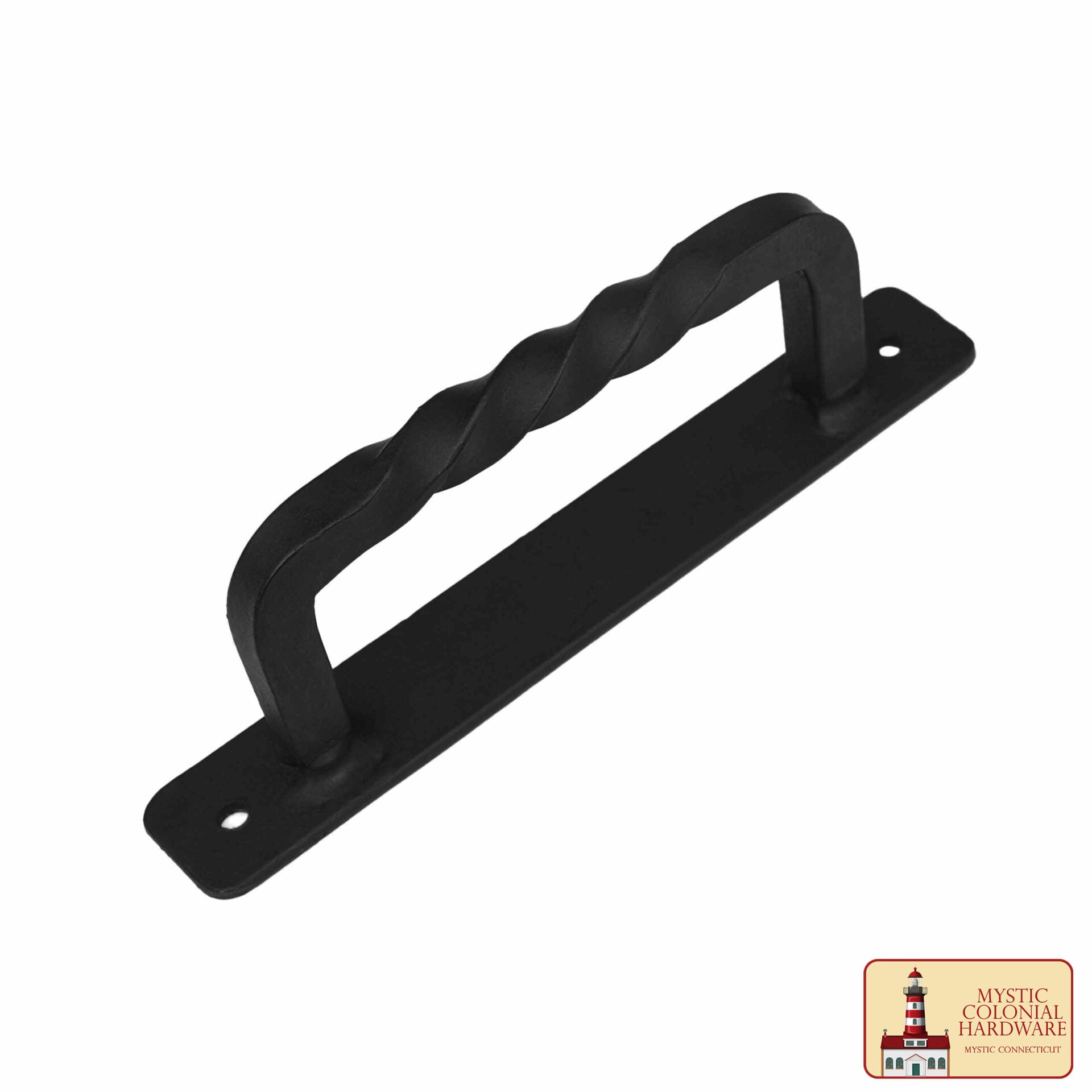 Tirador de Puerta de Castillo Medieval, Hierro Macizo Forjado a Mano Ennegrecido Al Aceite, 16,2 Cm - Imagen 5