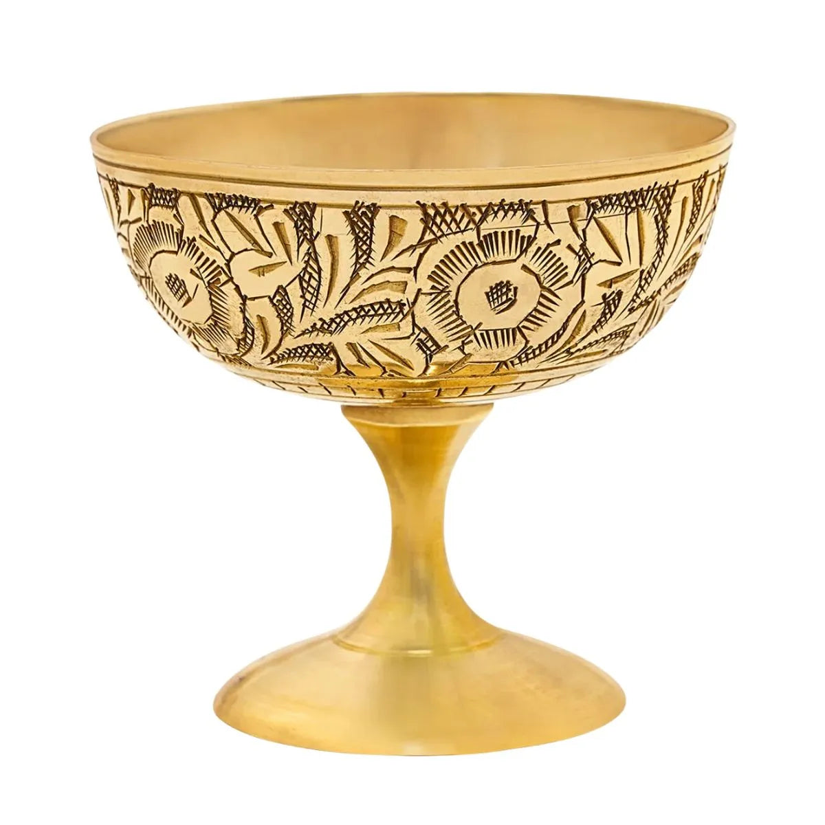 Copa Medieval Artesanal de Latón para Fiestas