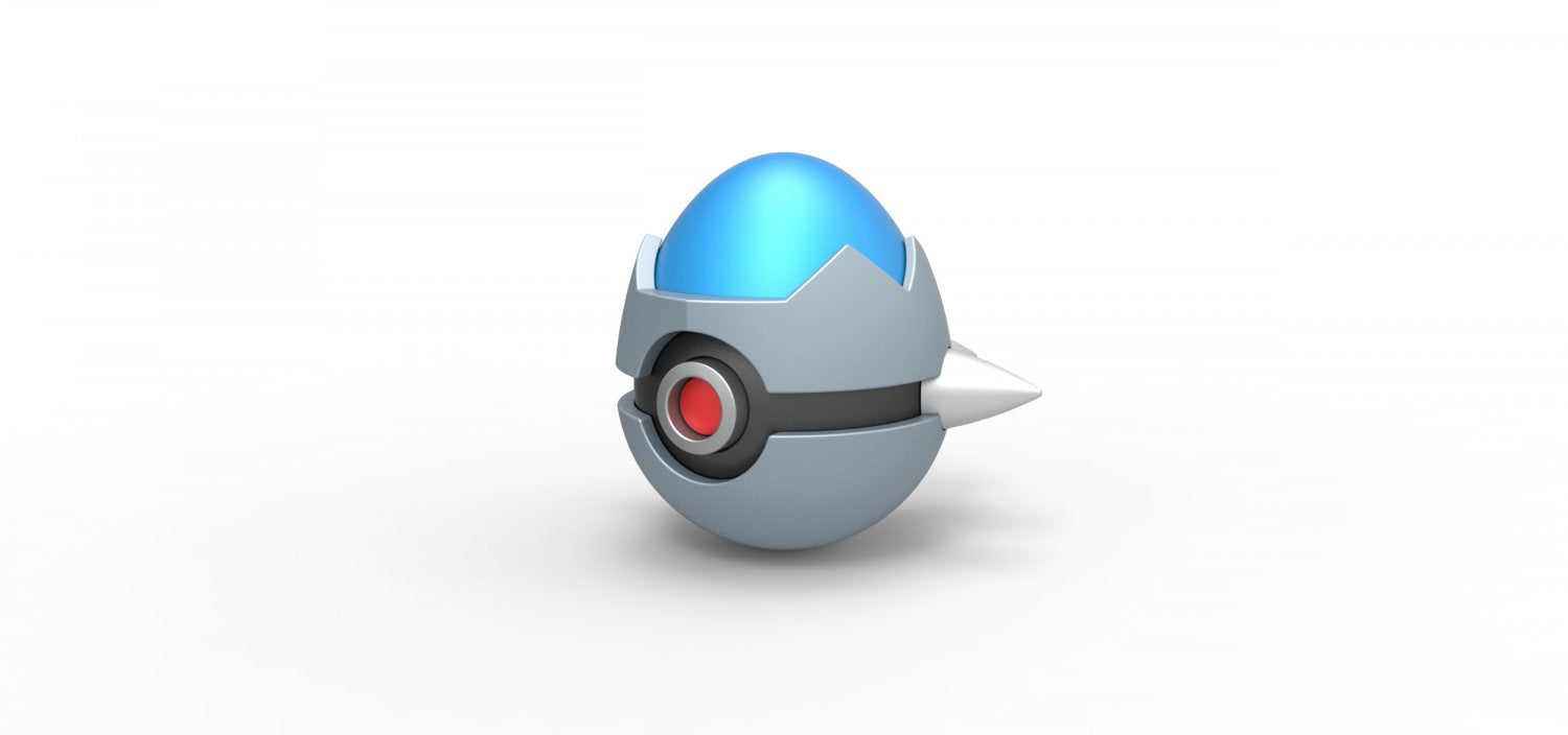 Imagen de Pokeball Artesanal Cranidos parte de nuestra colección en Espadas y más, sitio oficial. Esta imagen describe pokeball