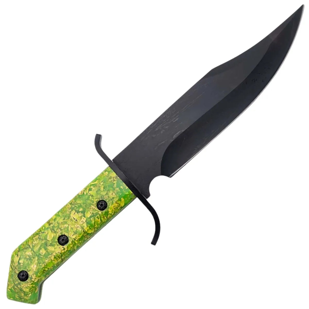 Cuchillo Bowie de Caza Third Acero 440 – Hoja 20 cm, Negro