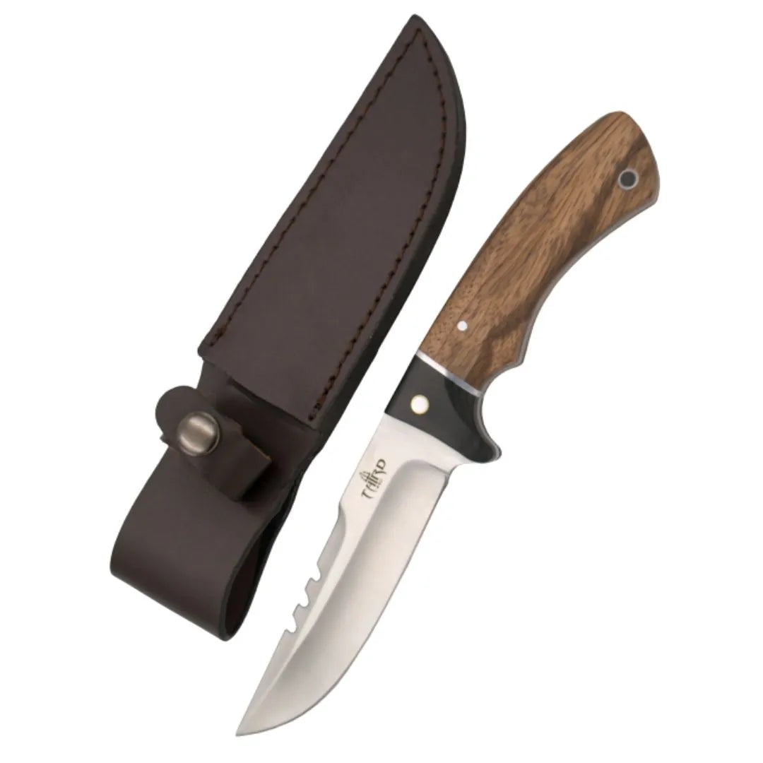Cuchillo de Caza Third - Mango de Zebrano