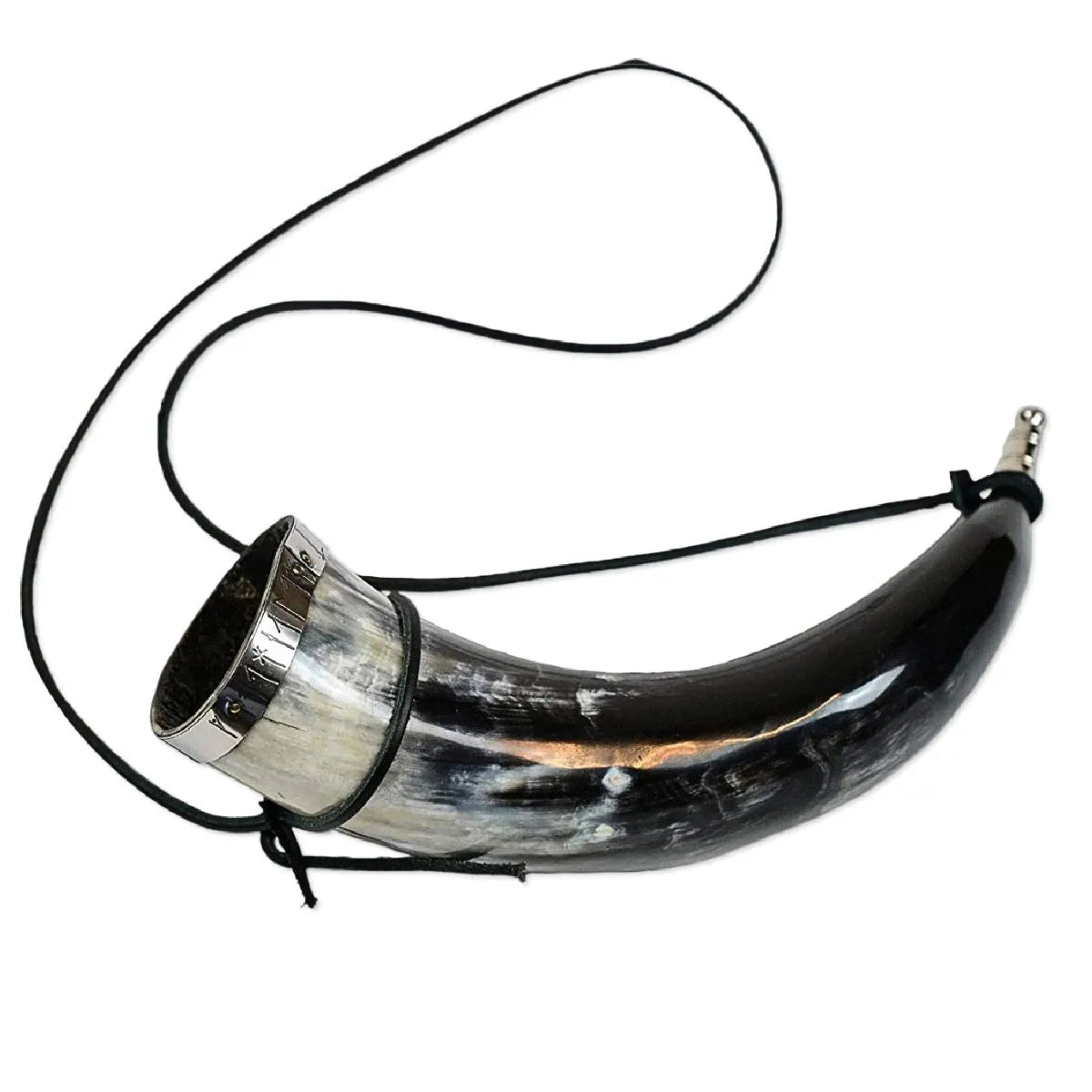 Cuerno vikingo natural para beber