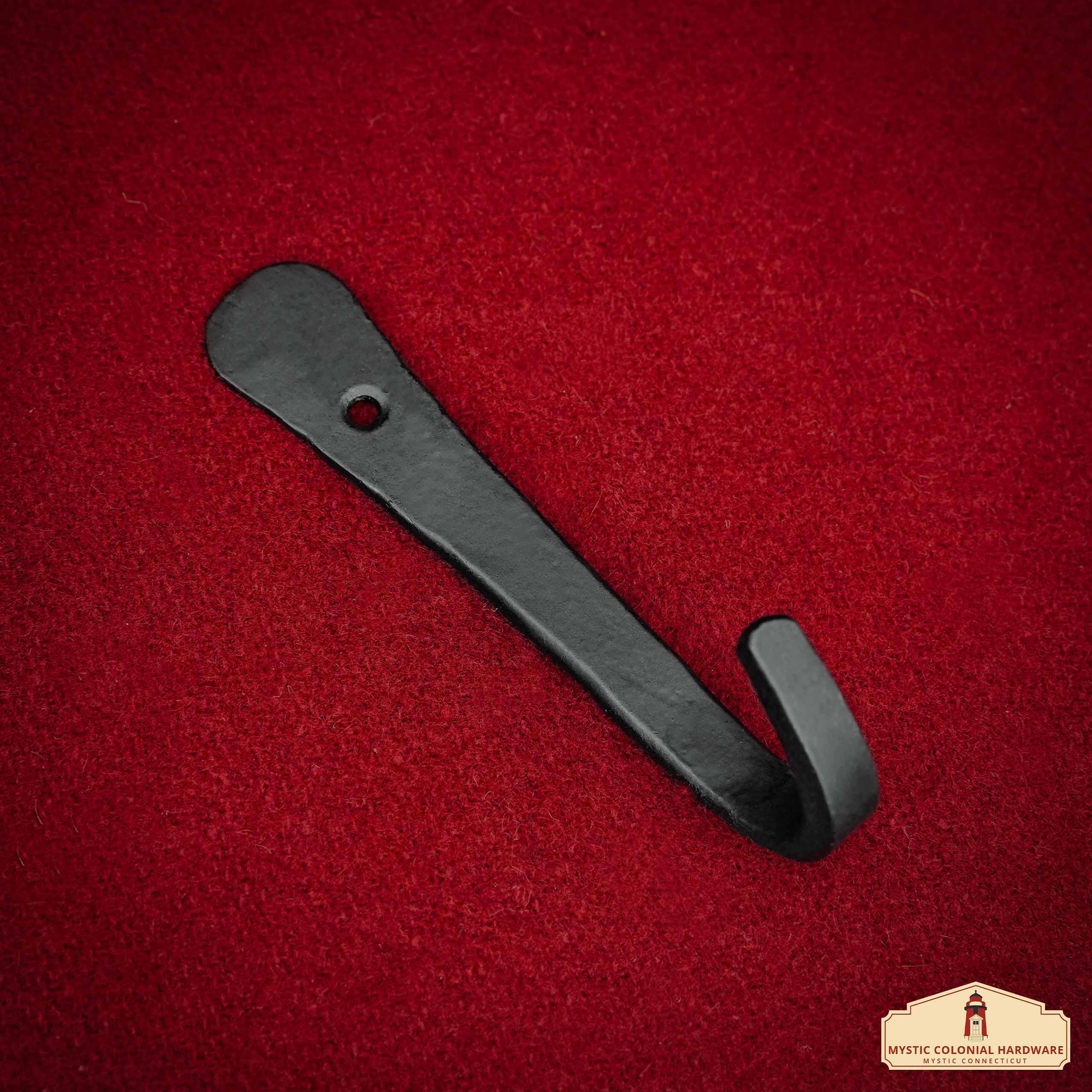 Ganchos Rústicos de Hierro Forjado a Mano para Colgar en la Pared: Ideal para Ambientes Victorianos, Coloniales, Retro, Steampunk, Góticos, Barrocos y Medievales, (12.6x2.4) Cm - Imagen 5