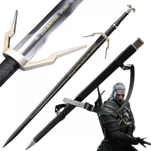 Imagen de Espada de plata Geralt de Rivia The Witcher parte de nuestra colección en Espadas y más, sitio oficial.