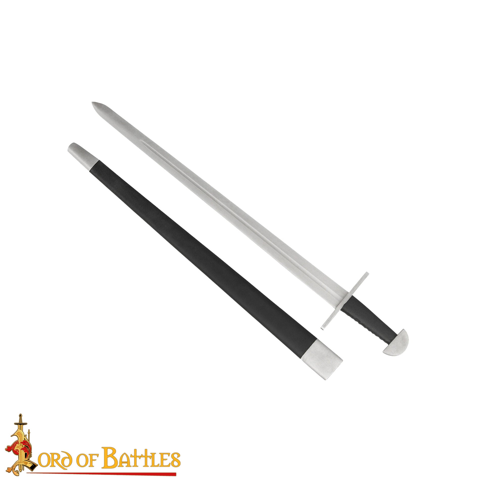 Espada Vikinga Decorativa Forjada a Mano Hoja de Acero Al Carbono con Vaina Ornamental - Imagen 3