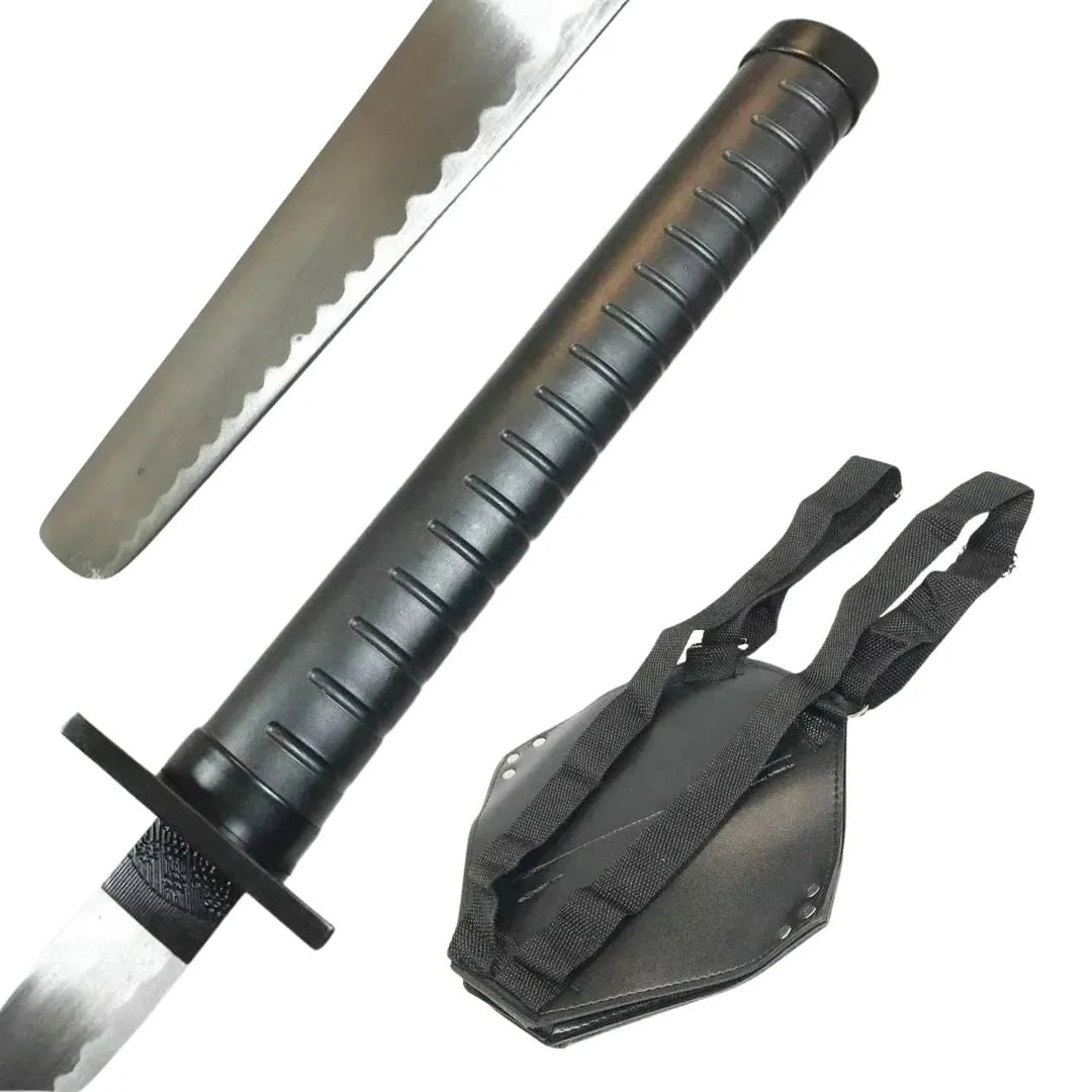 Imagen de Katanas de Deadpool con mochila, cosplay parte de nuestra colección en Espadas y más, sitio oficial.