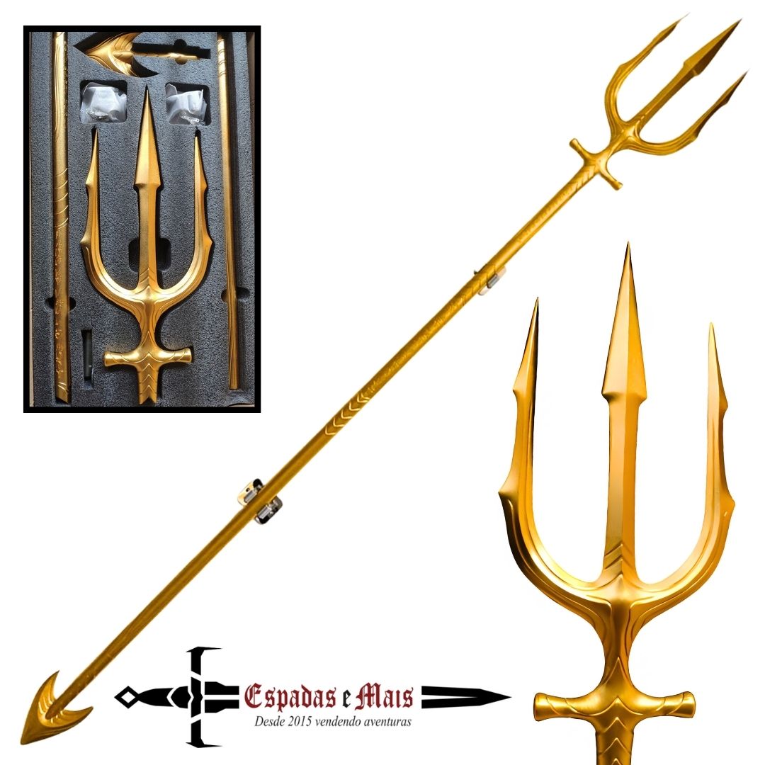 Imagen de Tridente Aquaman de metal 1:1 41422 parte de nuestra colección en Espadas y más, sitio oficial.