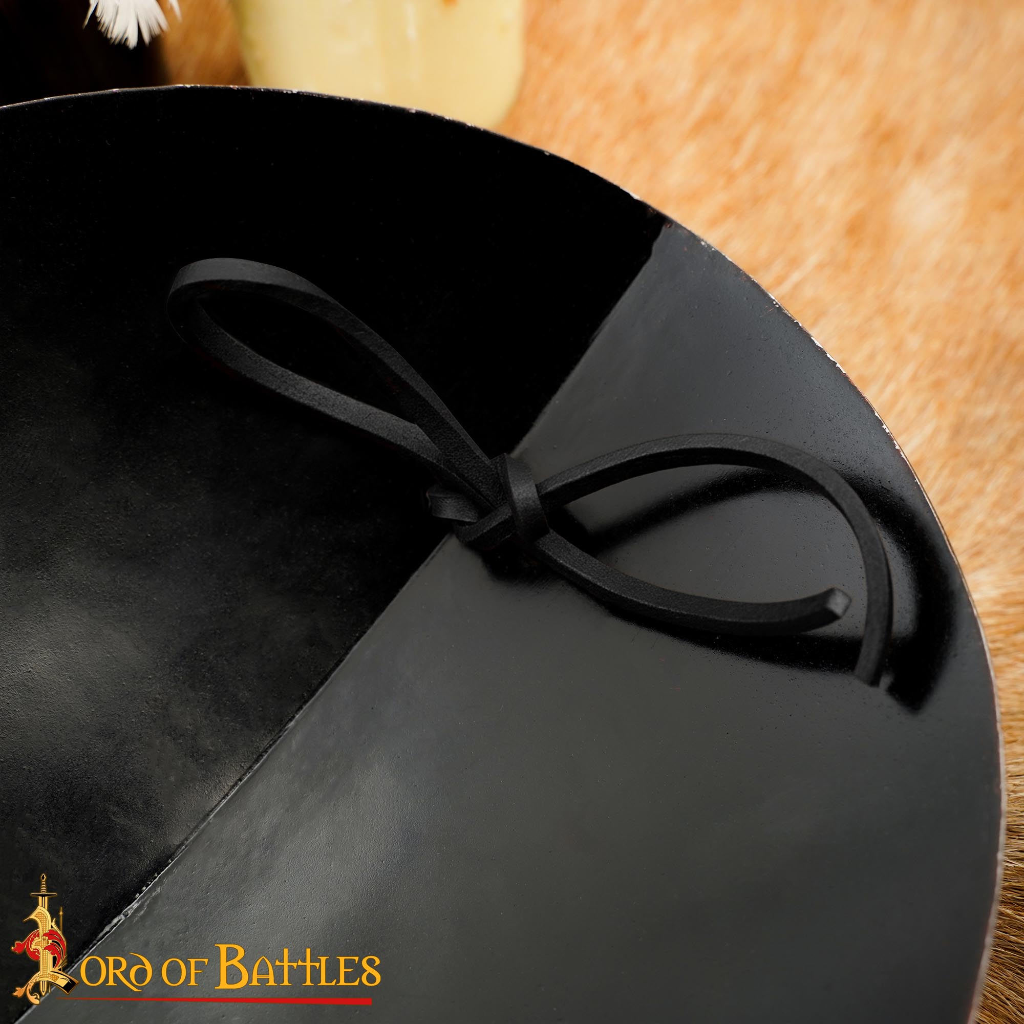 Armadura Medieval Visby Pauldrons Hombro de Acero con Lazos de Cuero - Imagen 8