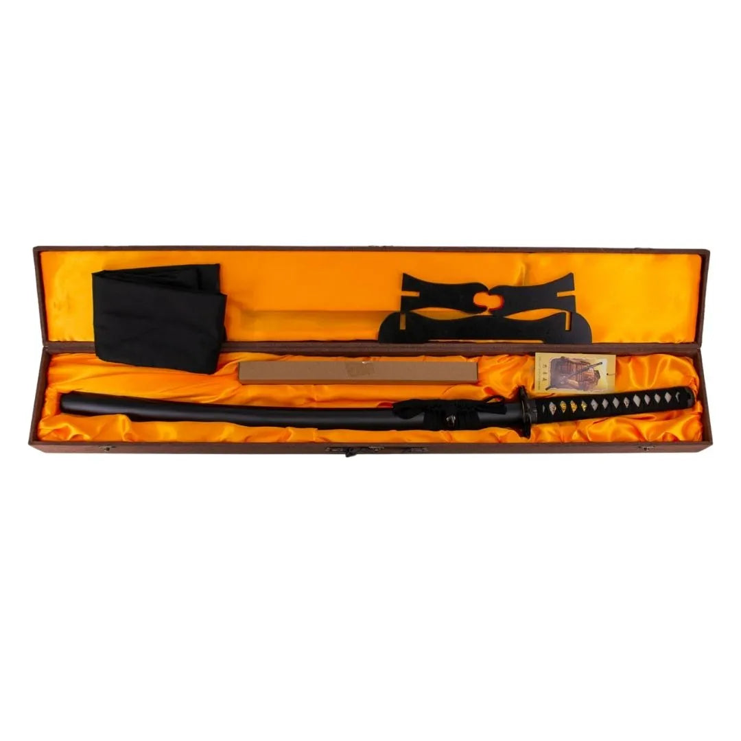 Imagen de El Último Samurai katana forjada a mano parte de nuestra colección en Espadas y más, sitio oficial.