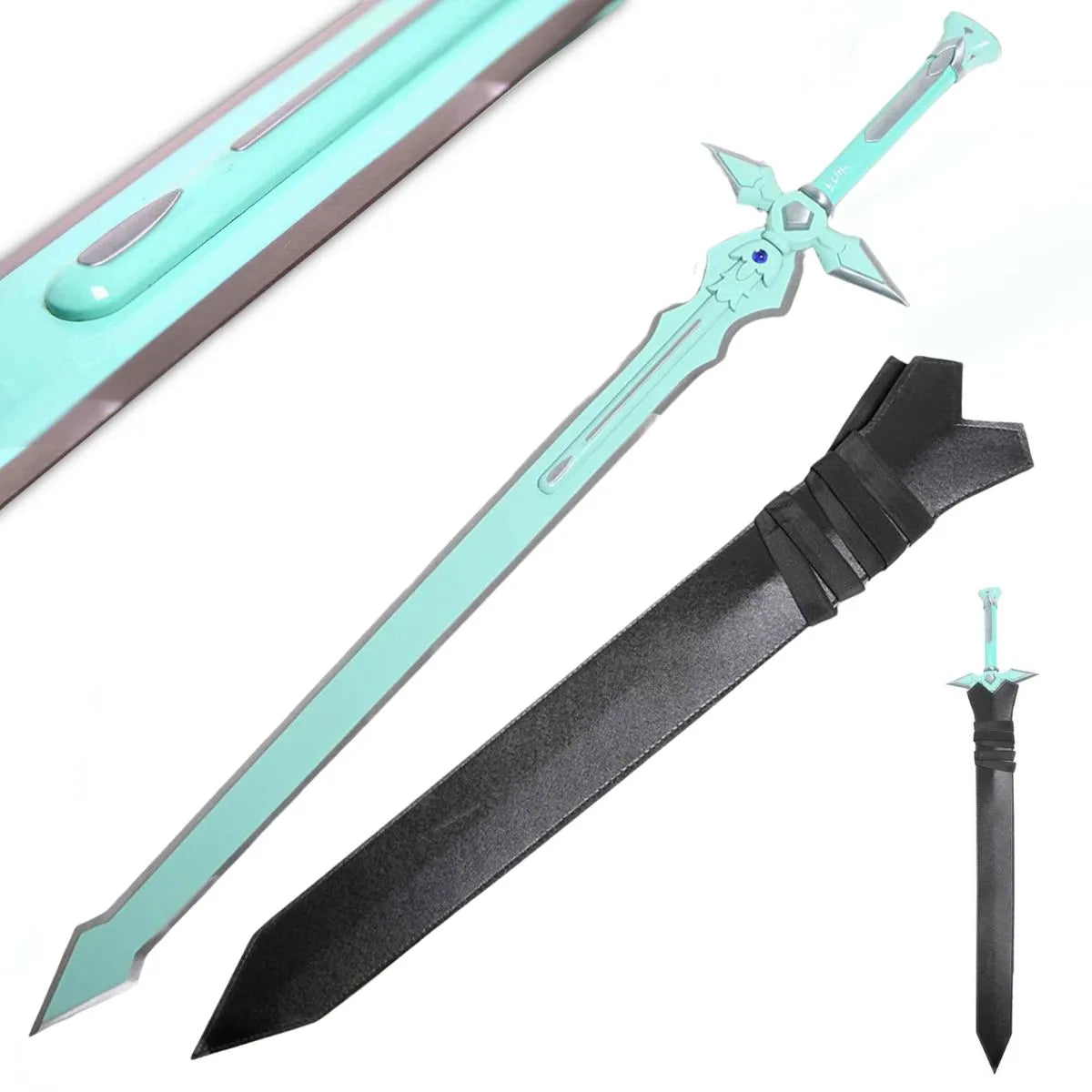Espada Dark Repulser de Kirito Azul – Sword Art Online