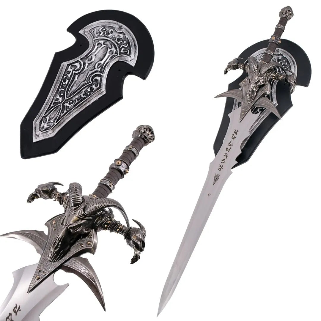 Frostmourne Sword – World Of Warcraft Replica, Stainless Steel Blade, Full Tang By Fyrescosplay