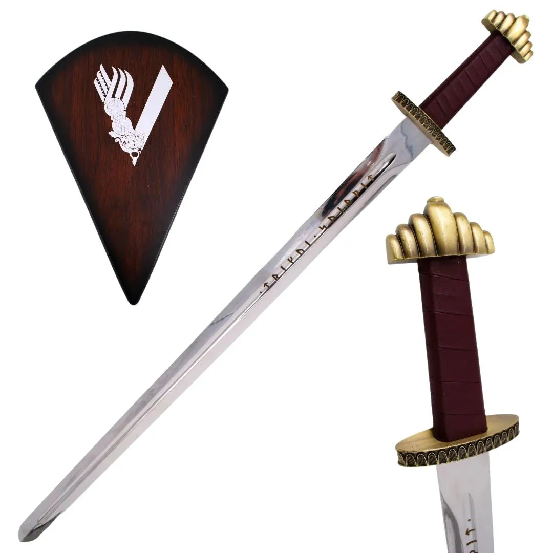 Imagen de Espada Serie Vikings Con Runas Grabadas parte de nuestra colección en Espadas y más, sitio oficial.