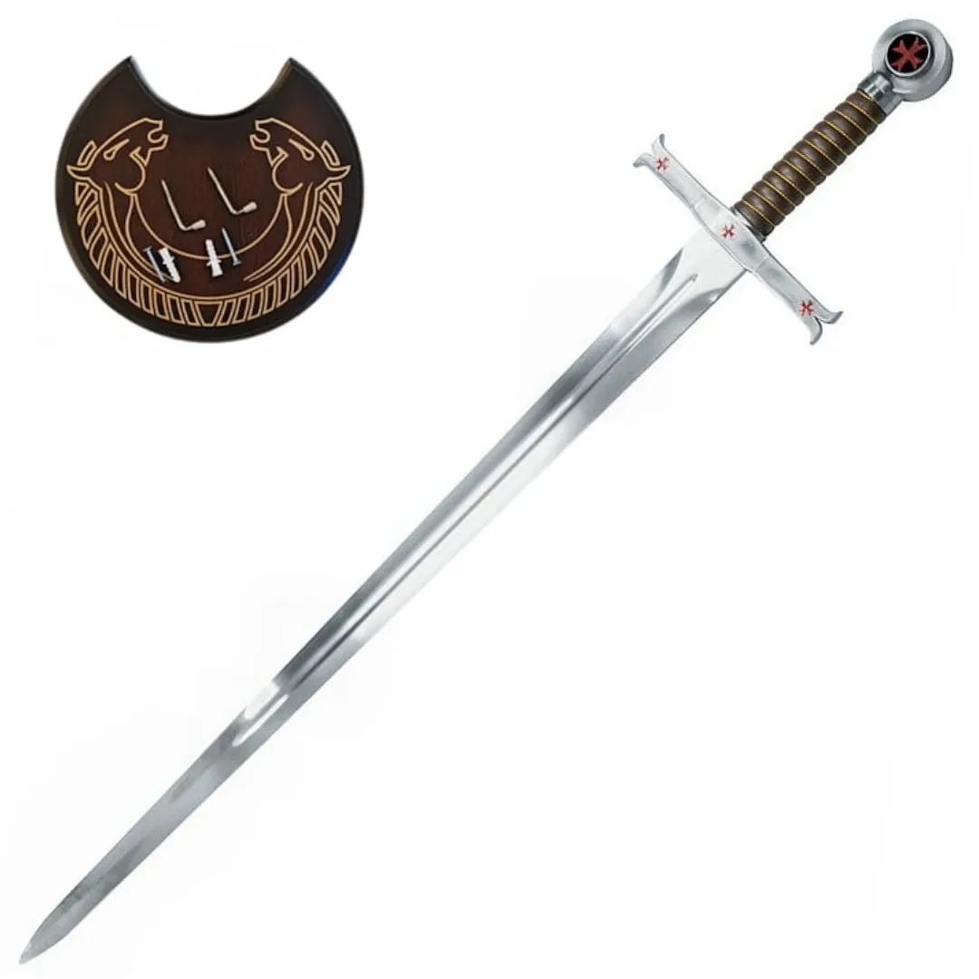 Imagen de Espada Templaria Jacques de Molay parte de nuestra colección en Espadas y más, sitio oficial.