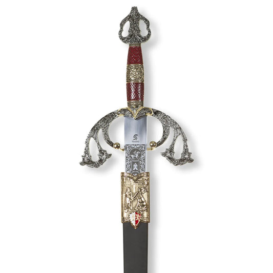 Imagen de Espada Tizona del Cid decorada parte de nuestra colección en Espadas y Más, sitio oficial.