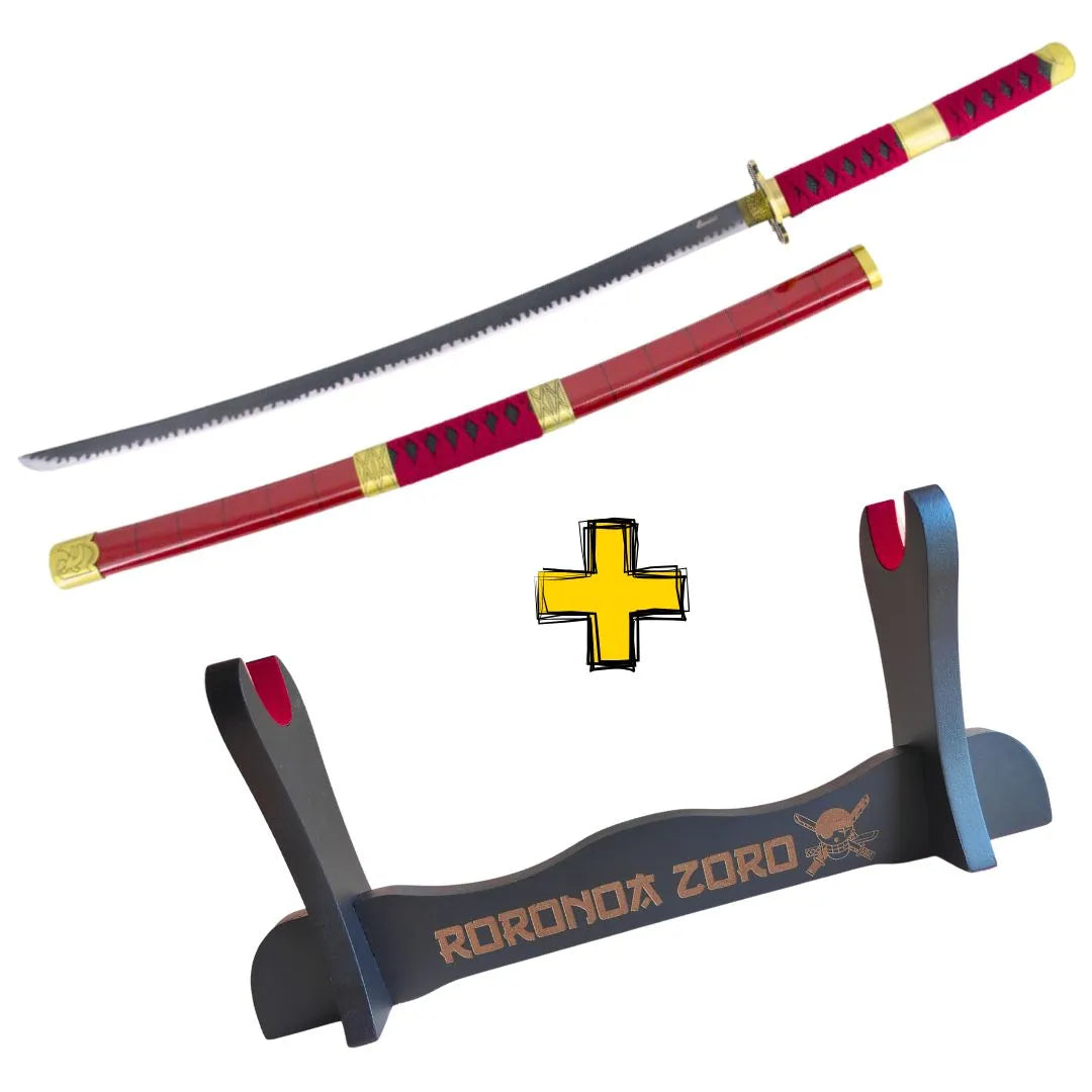 Imagen de Espada katana Sandai Kitetsu Roronoa Zoro One Piece decorativa gama alta parte de nuestra colección en Espadas y más, sitio oficial.