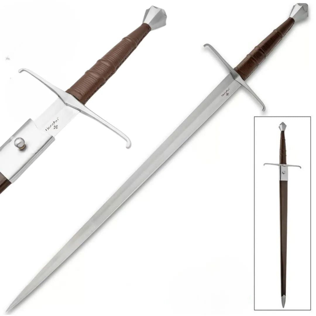 Espada larga italiana Honshu Forja Histórica del siglo XIV