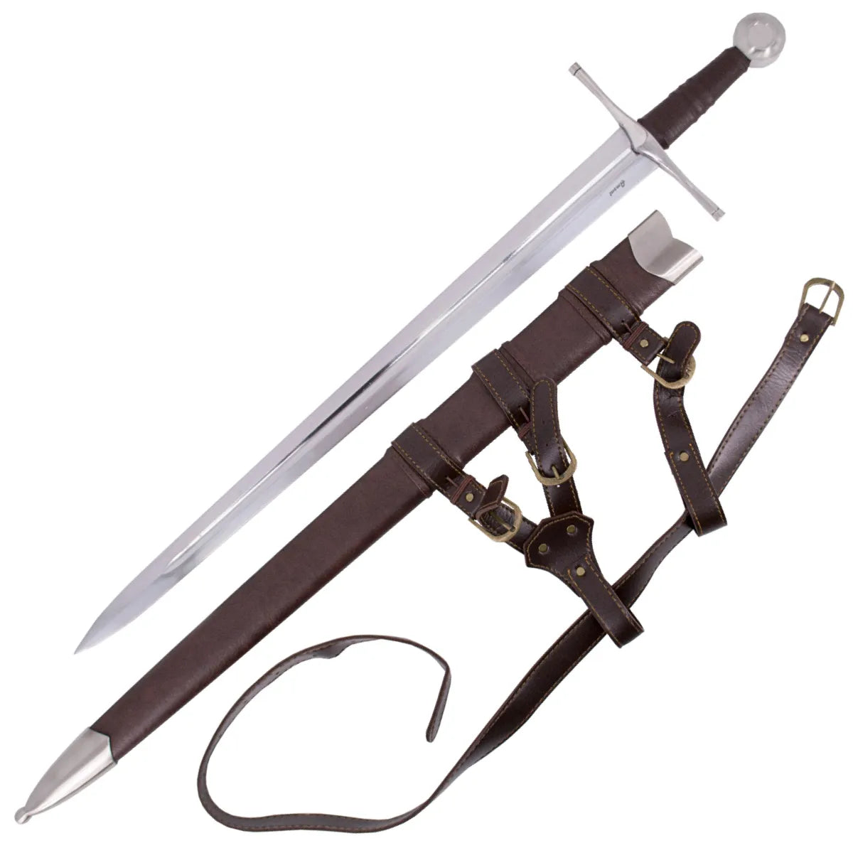 Espada medieval funcional de una mano Cat B en Acero