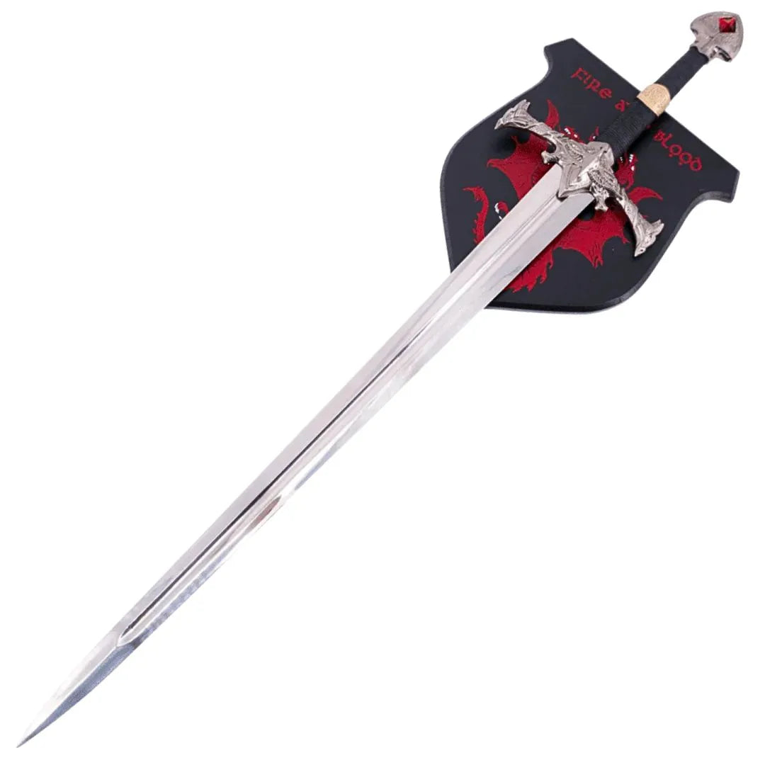 Imagen de Espada o Black fire de Aegon Targaryen o Aegon el conquistador House of Dragon parte de nuestra colección en Espadas y más, sitio oficial.