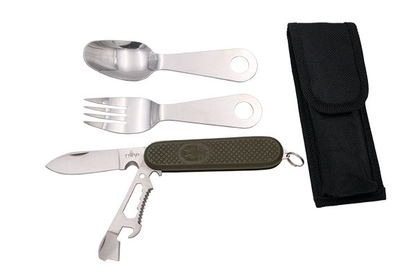 Imagen de Navaja Y Cubiertos Third F0164 - Acero Inox, Abs Verde parte de nuestra colección en Espadas y más, sitio oficial.