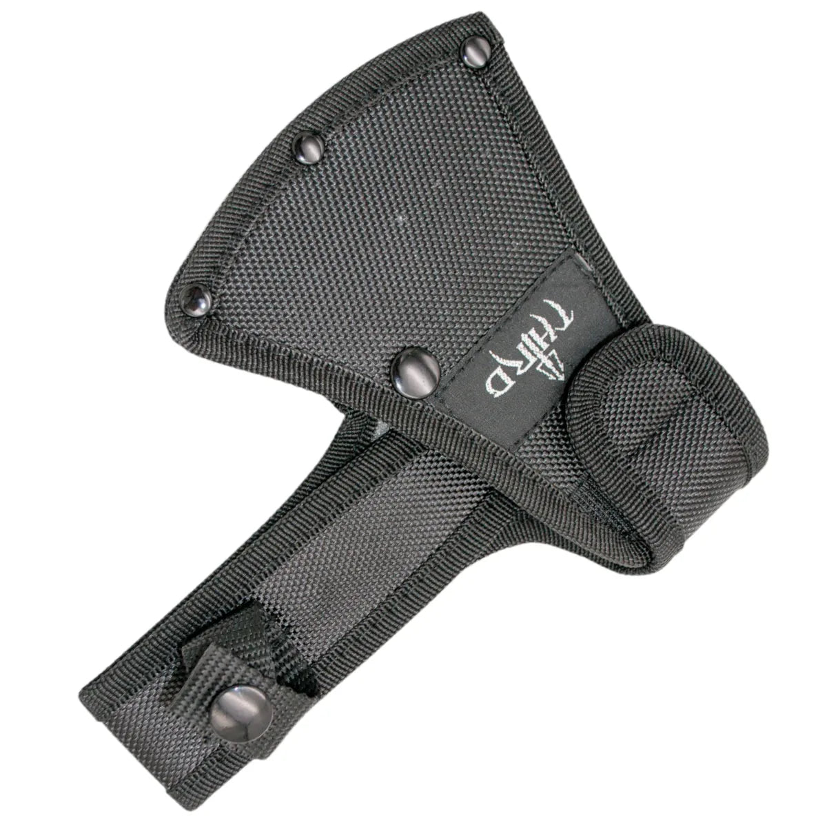 Imagen de Hacha Acero 420 26,5 Cm Third Negra con Funda parte de nuestra colección en Espadas y Más, sitio oficial.