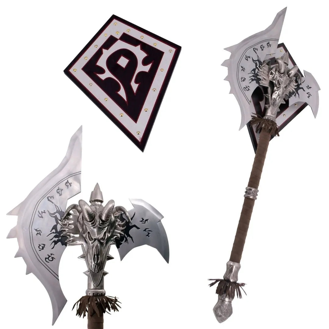 Imagen de Hacha World Of Warcraft Shadowmourne S0177 parte de nuestra colección en Espadas y más, sitio oficial.